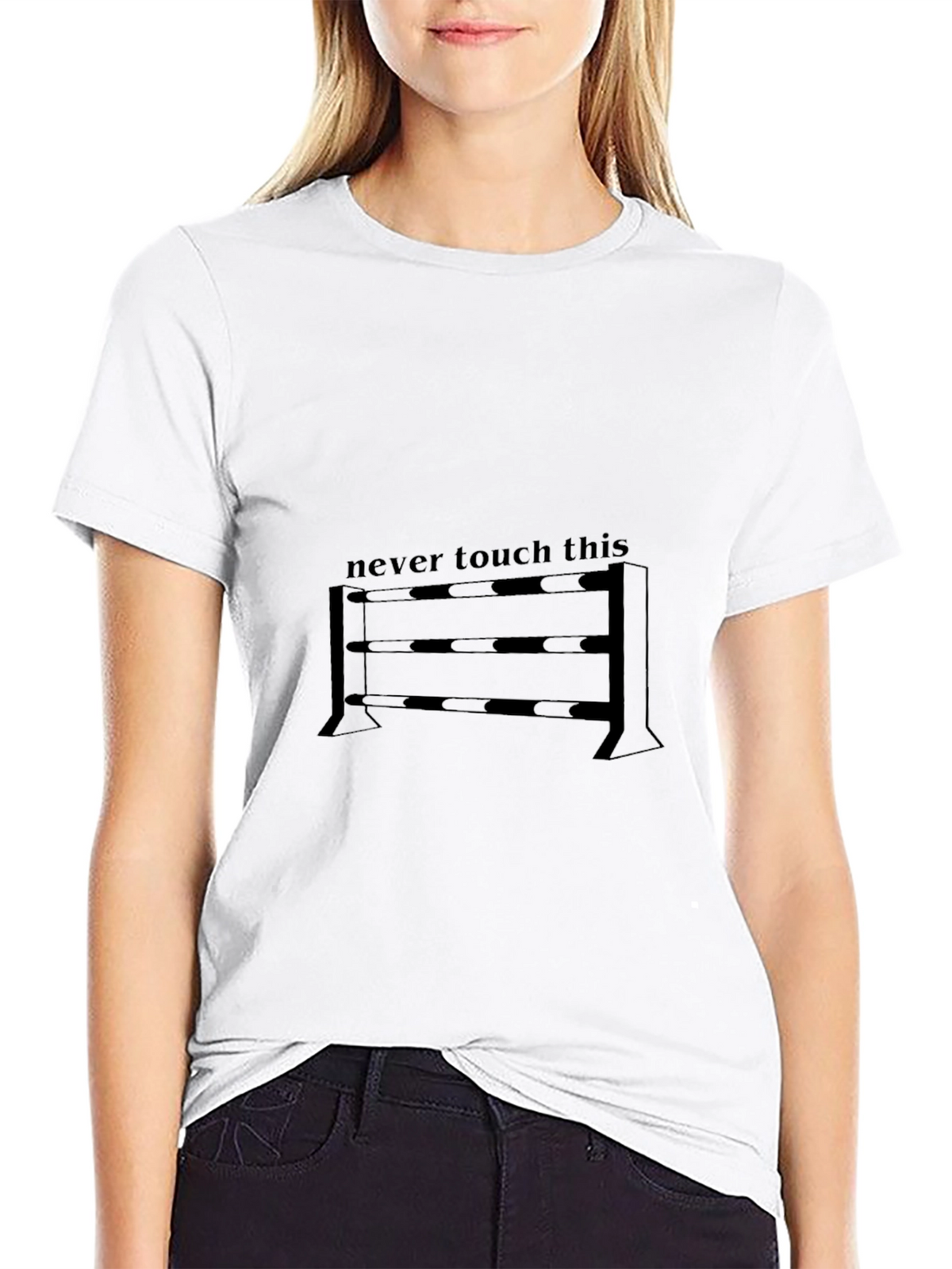 Never Touch This T-Shirt - Equestrian Design