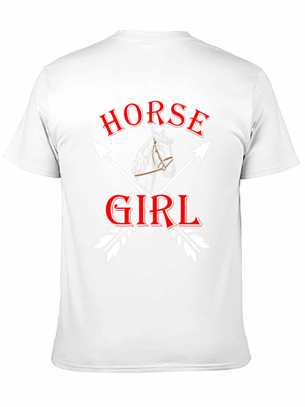 Horse Girl T-Shirt Equestrian Arrow Design