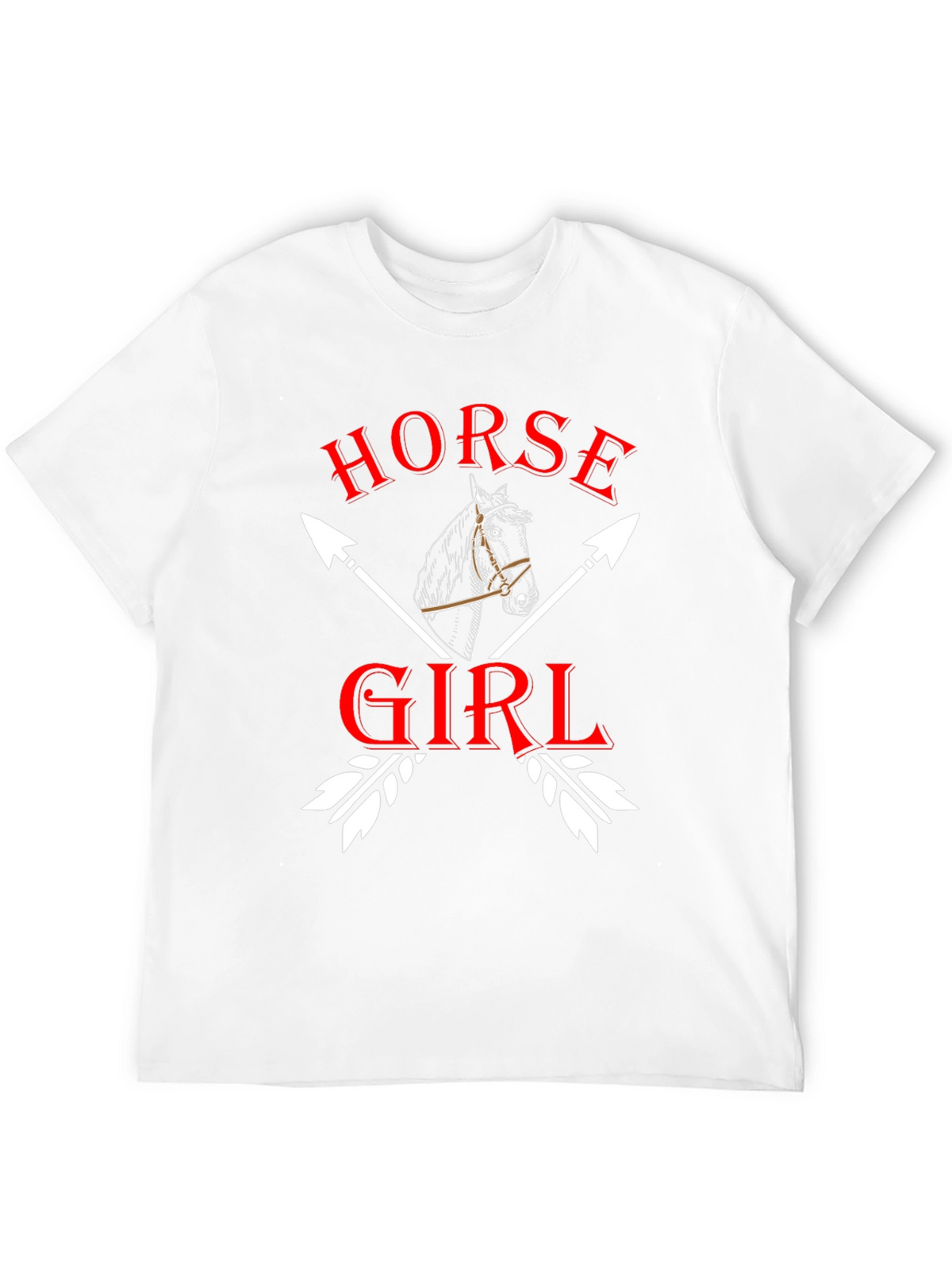 Horse Girl T-Shirt Equestrian Arrow Design