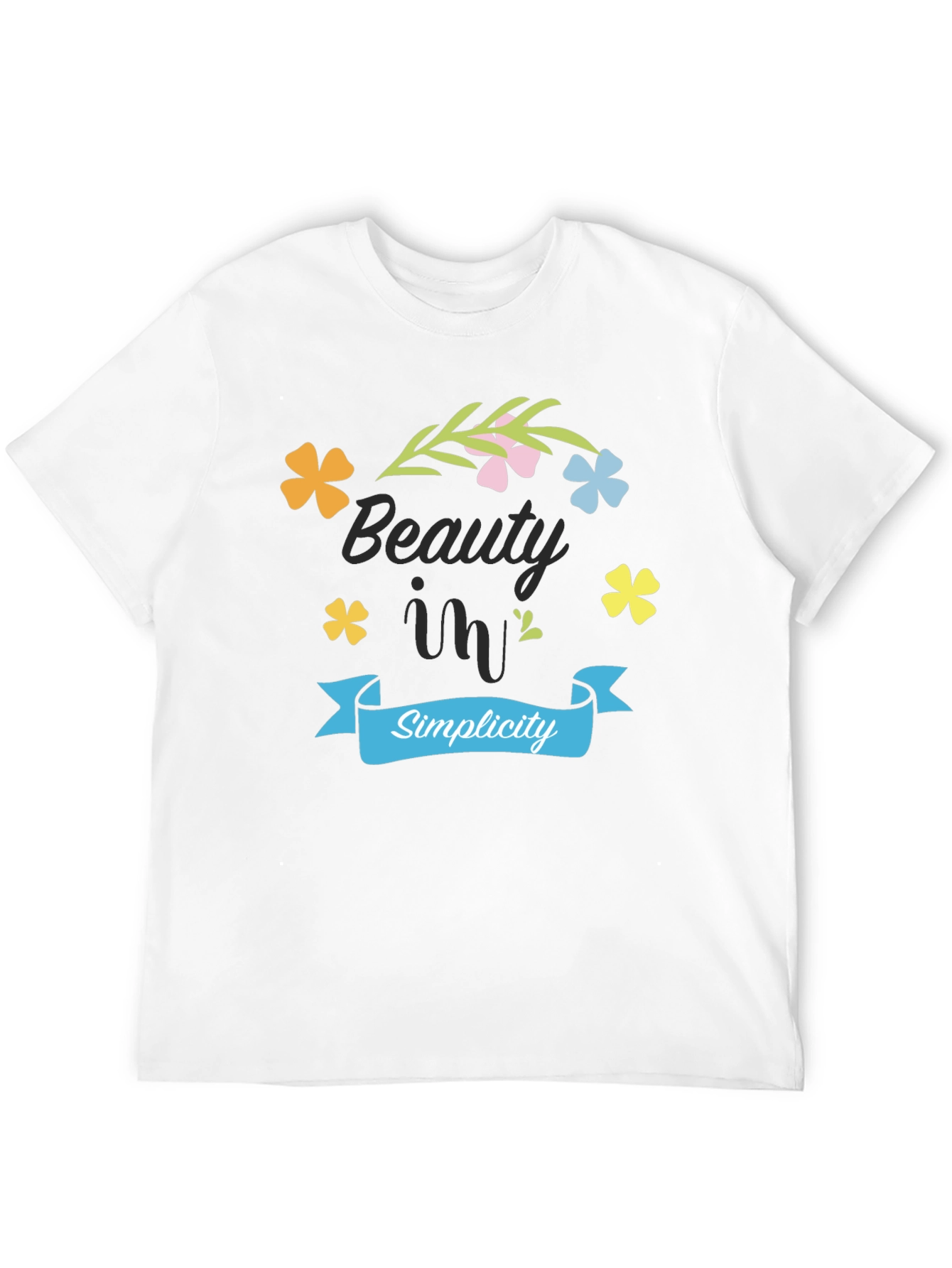 Beauty in Simplicity Black T-Shirt
