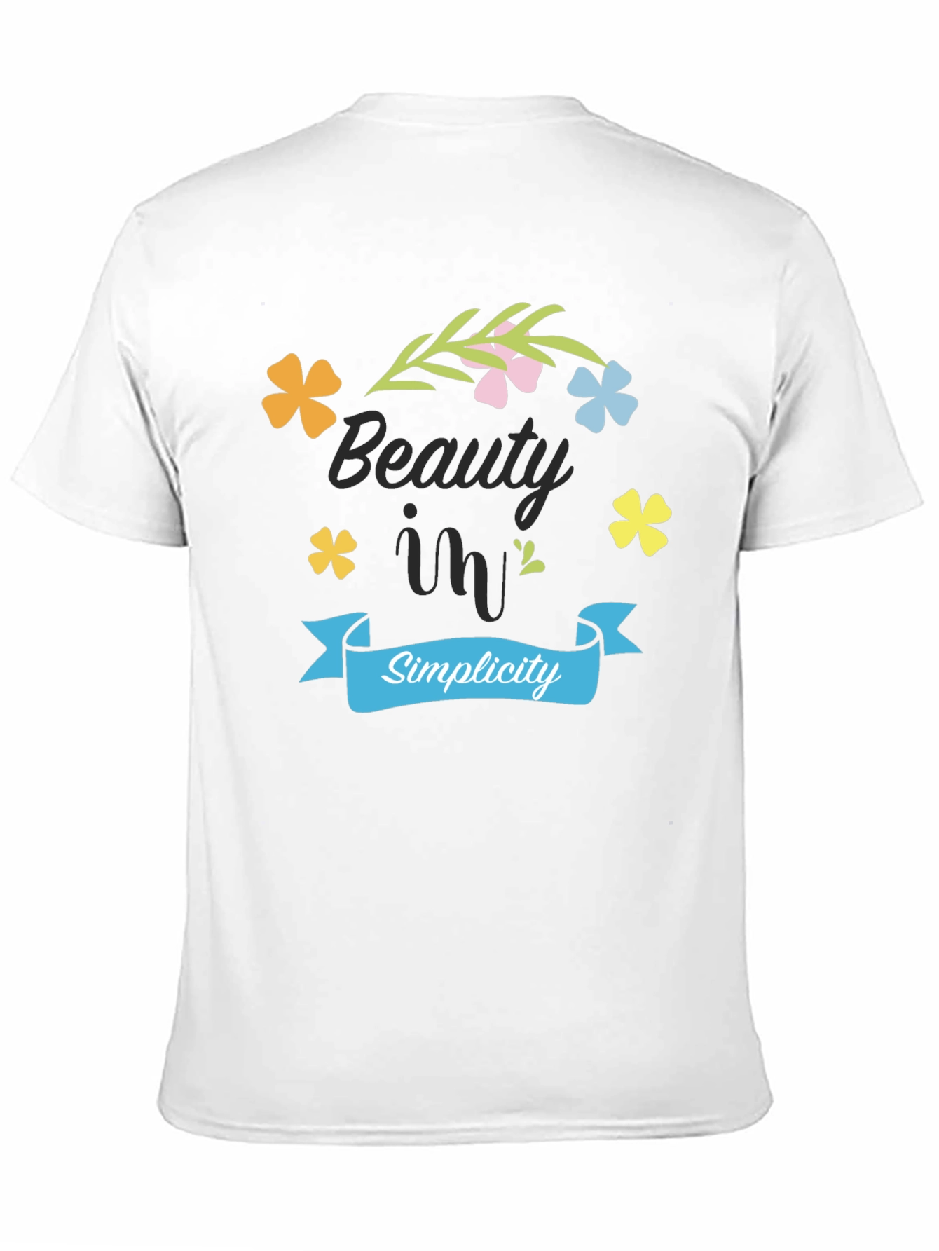 Beauty in Simplicity Black T-Shirt