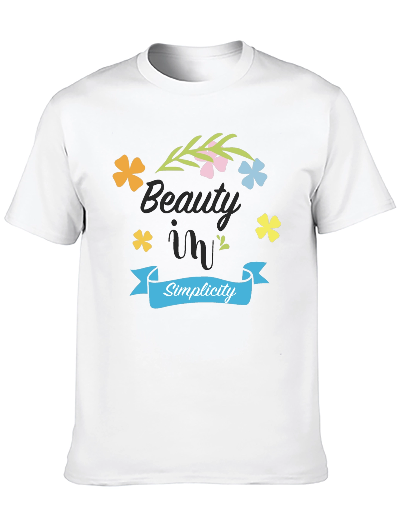 Beauty in Simplicity Black T-Shirt