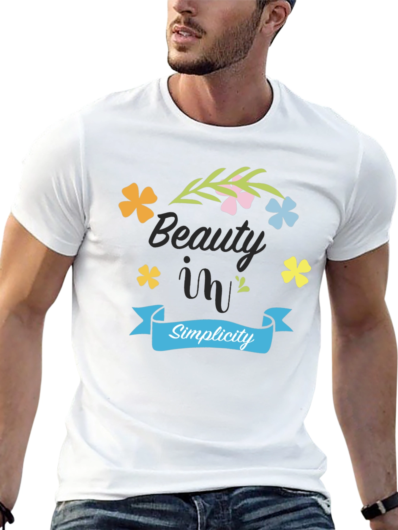 Beauty in Simplicity Black T-Shirt