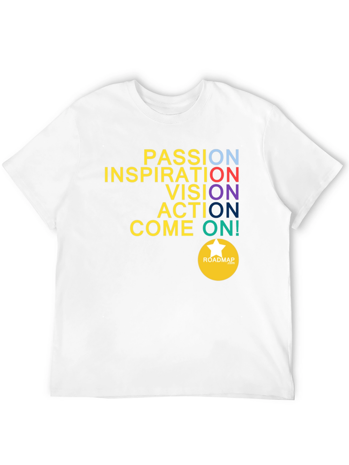 Motivational Graphic T-Shirt: Passion Inspiration Vision