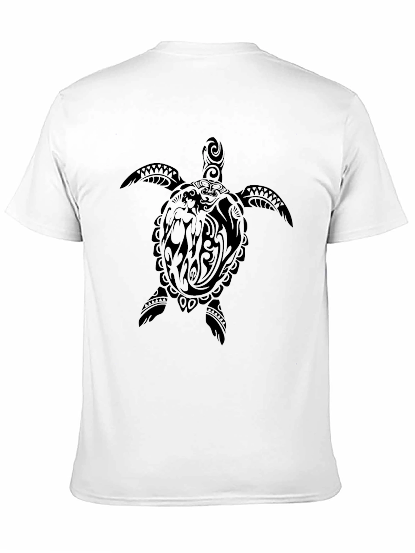 Tribal Turtle Graphic Tee - Black