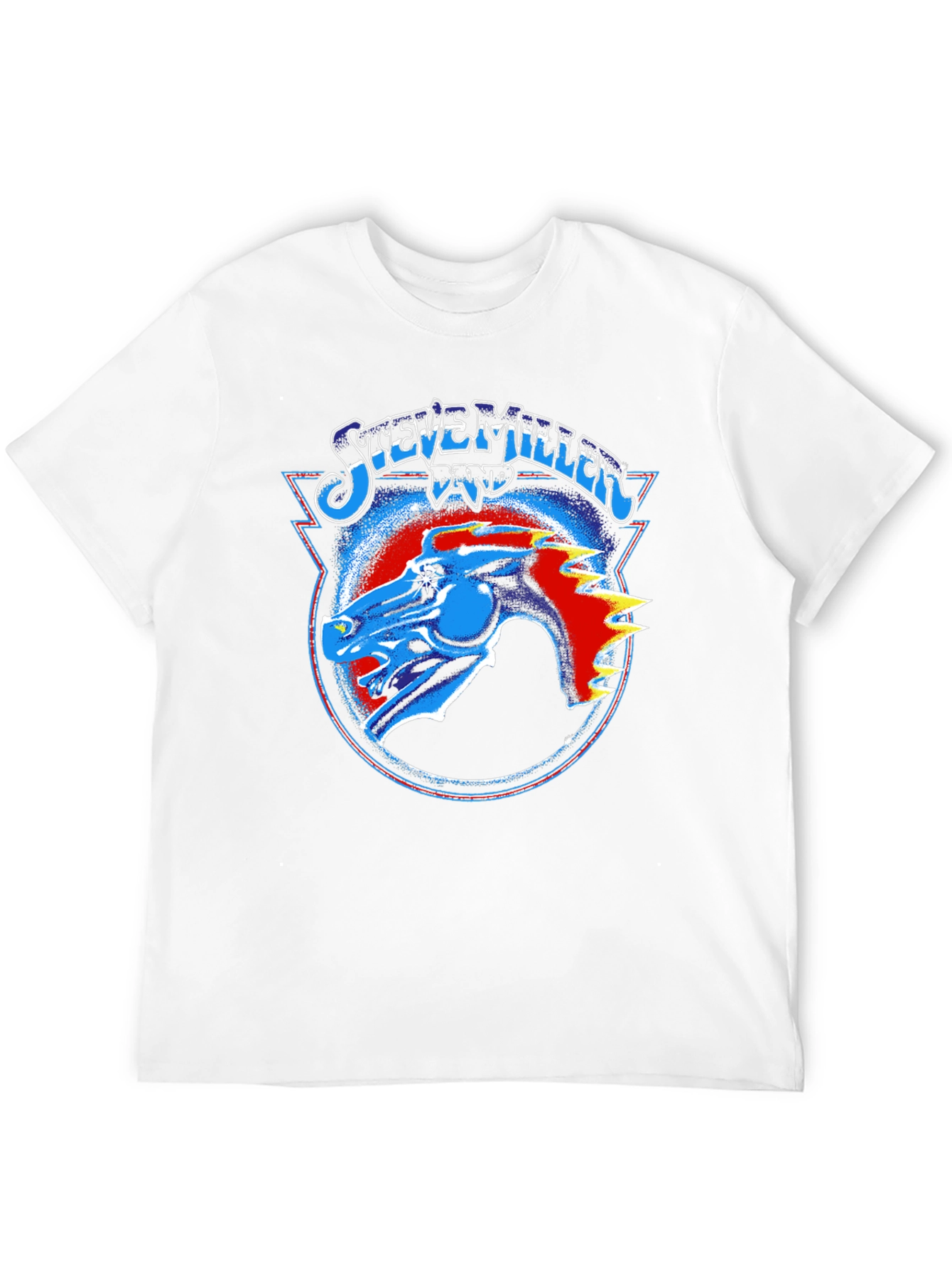 Steve Miller Band Graphic Print Mens T-Shirt