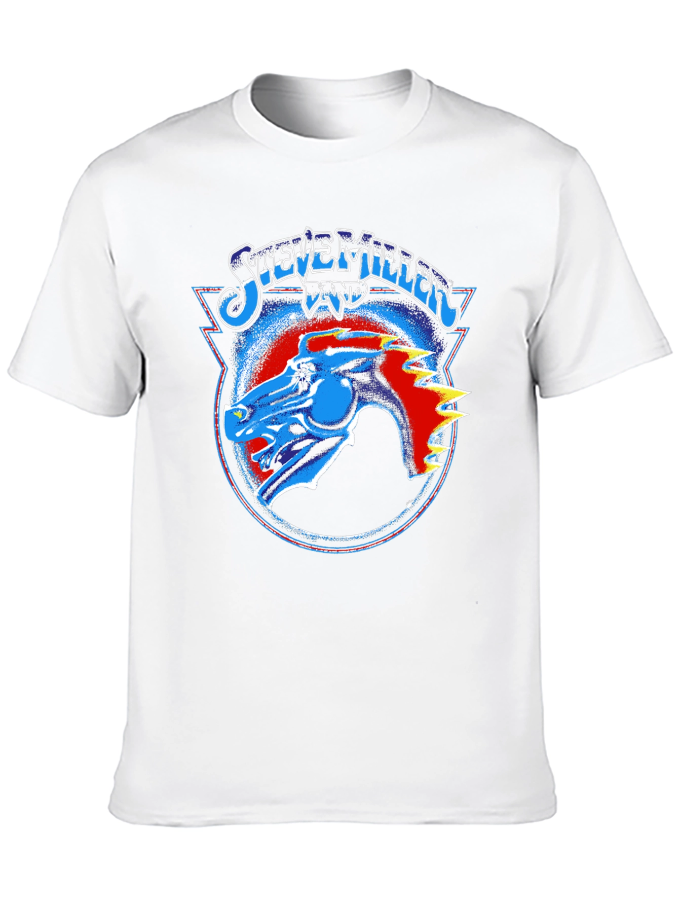 Steve Miller Band Graphic Print Mens T-Shirt