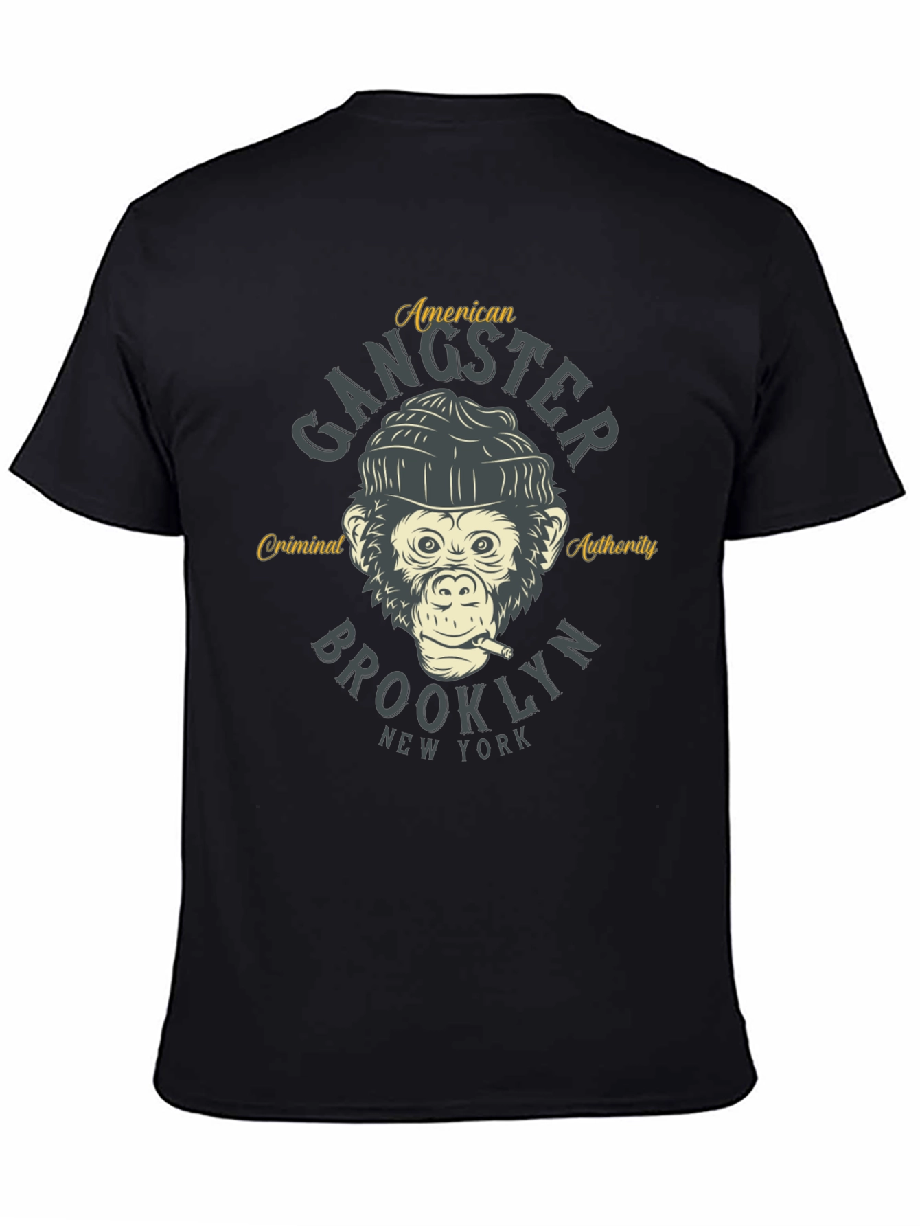 Gangster Monkey Graphic Tee