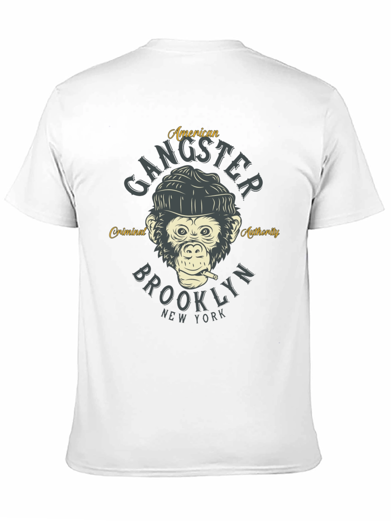 Gangster Monkey Graphic Tee