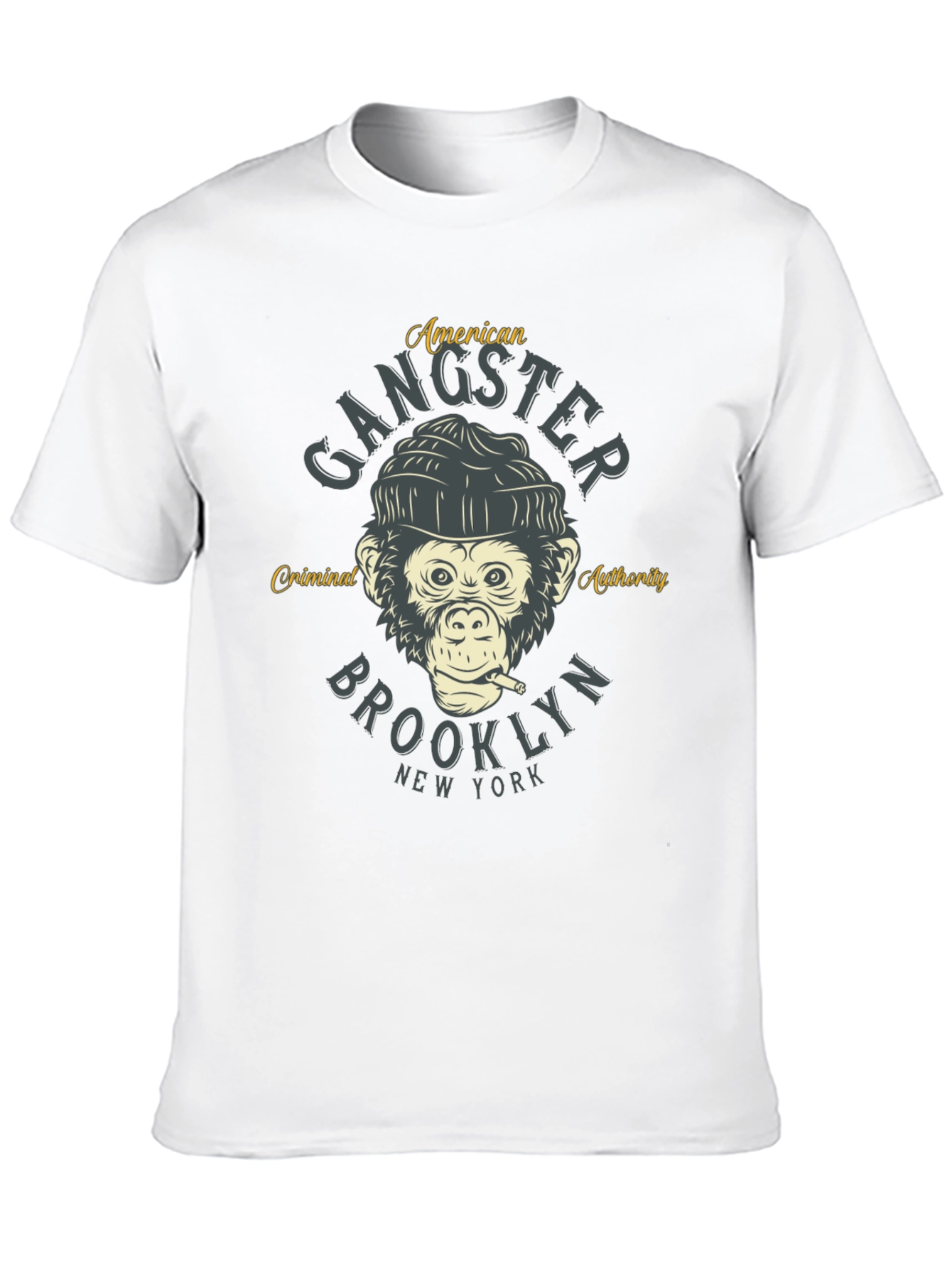 Gangster Monkey Graphic Tee