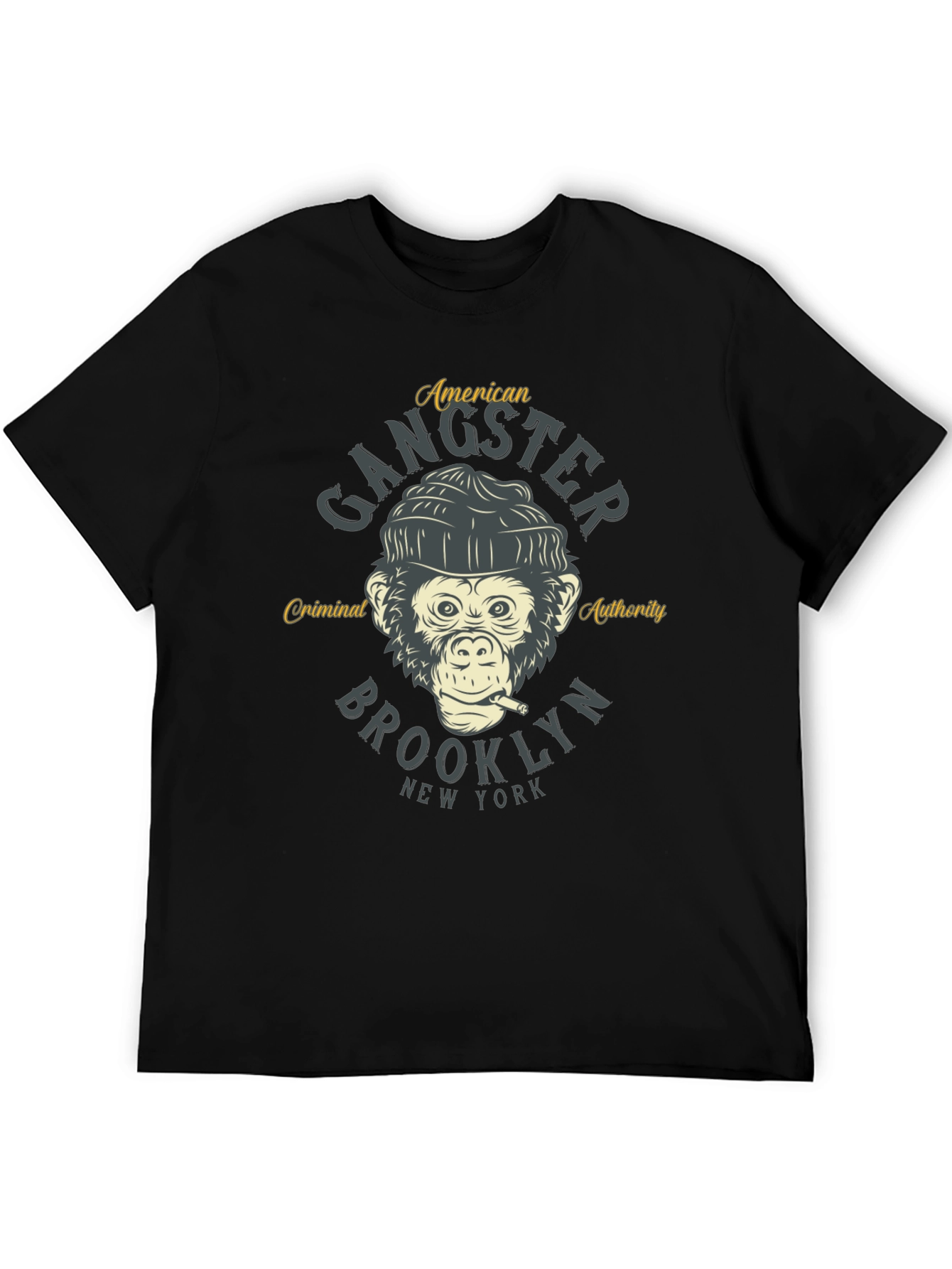Gangster Monkey Graphic Tee