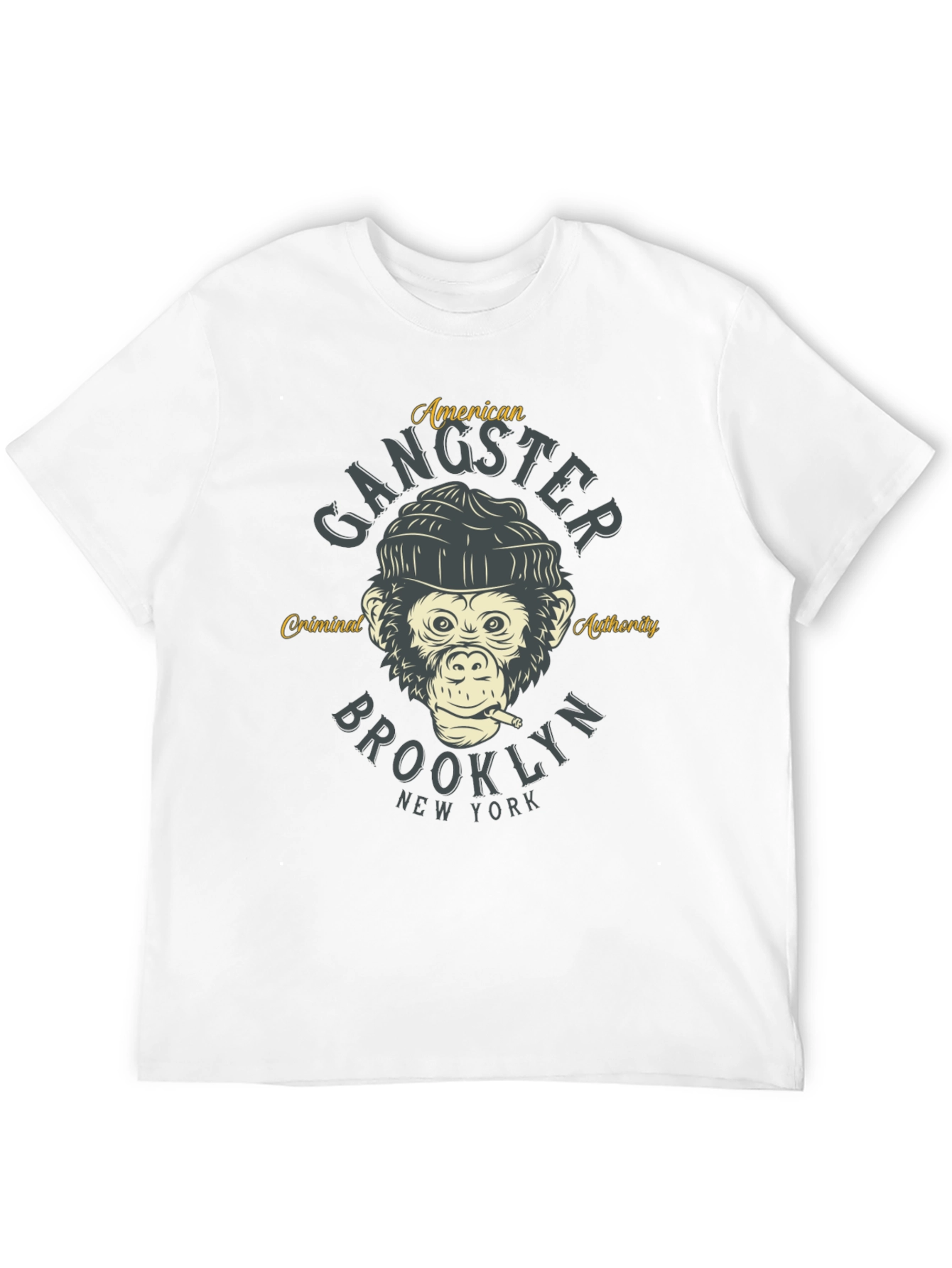Gangster Monkey Graphic Tee
