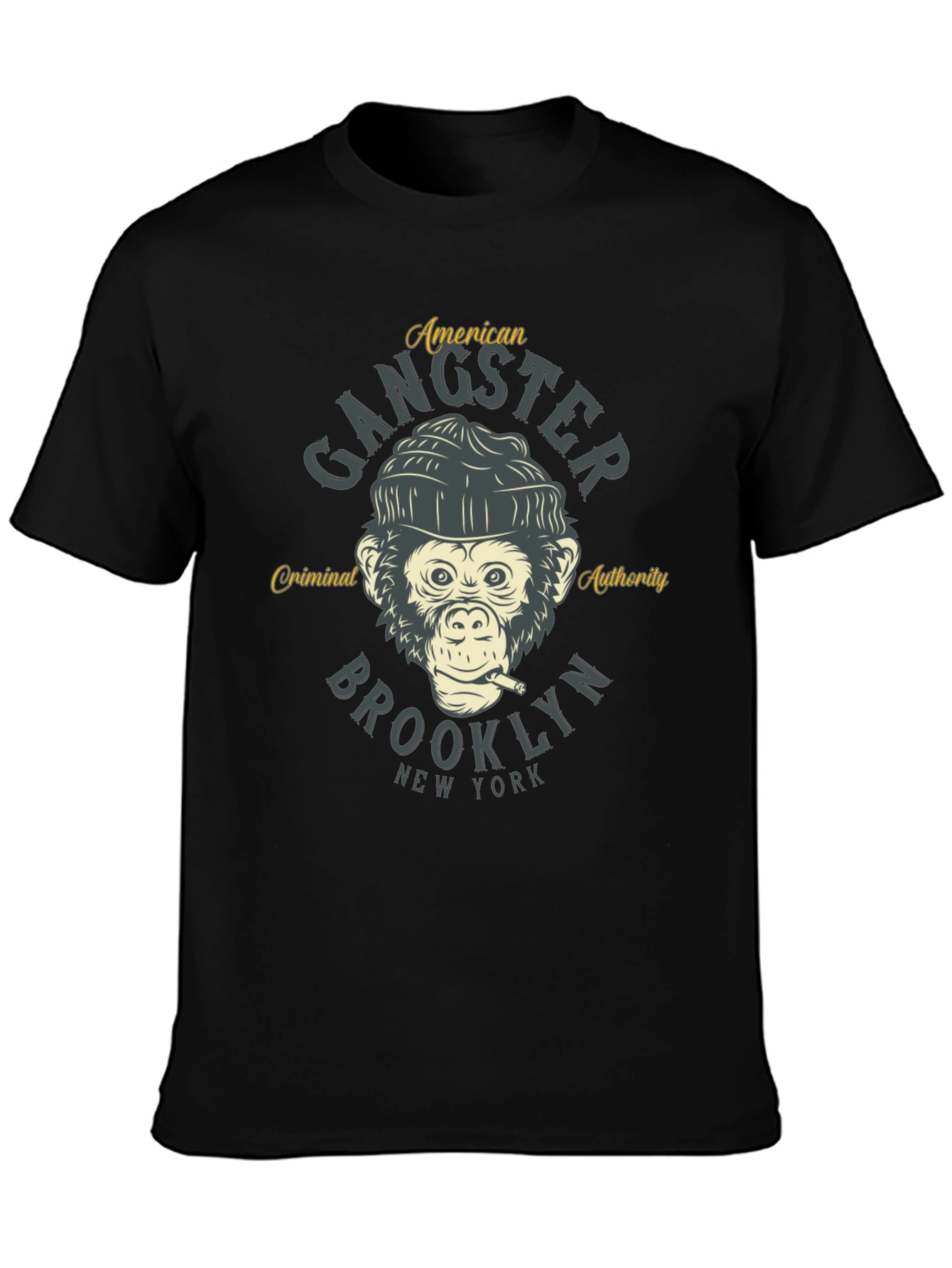 Gangster Monkey Graphic Tee