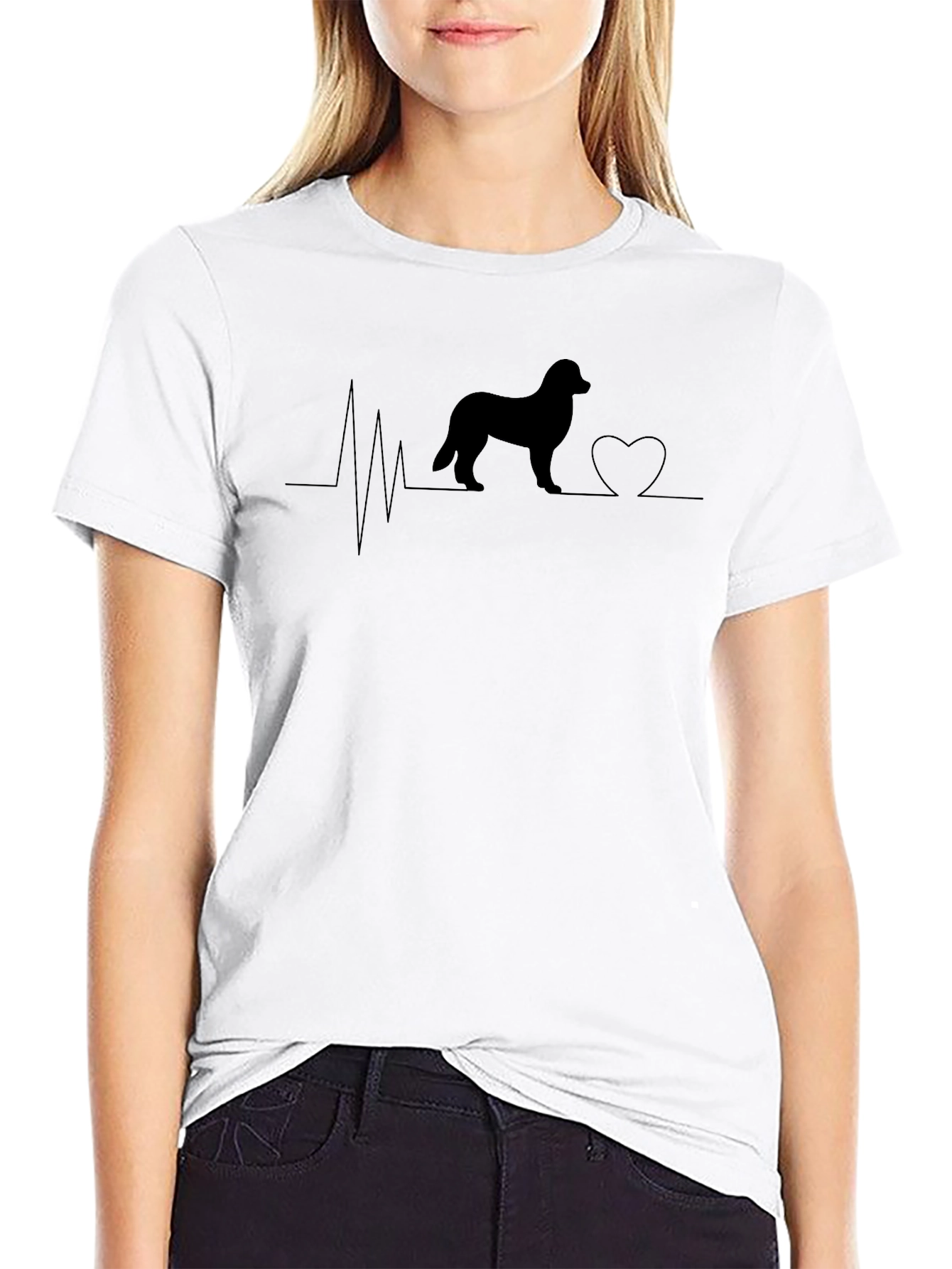 Dog Lover Heartbeat T-Shirt
