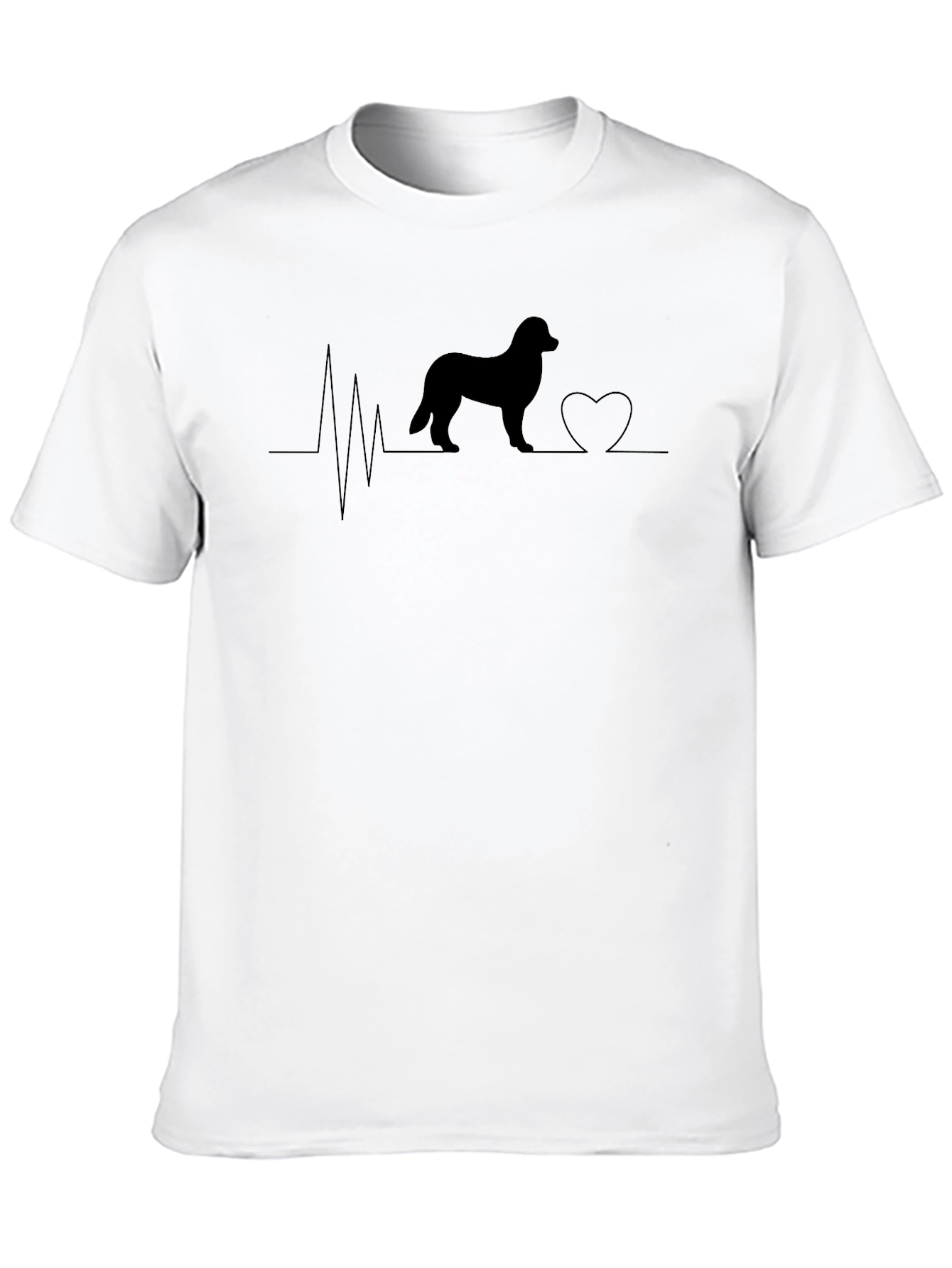 Dog Lover Heartbeat T-Shirt
