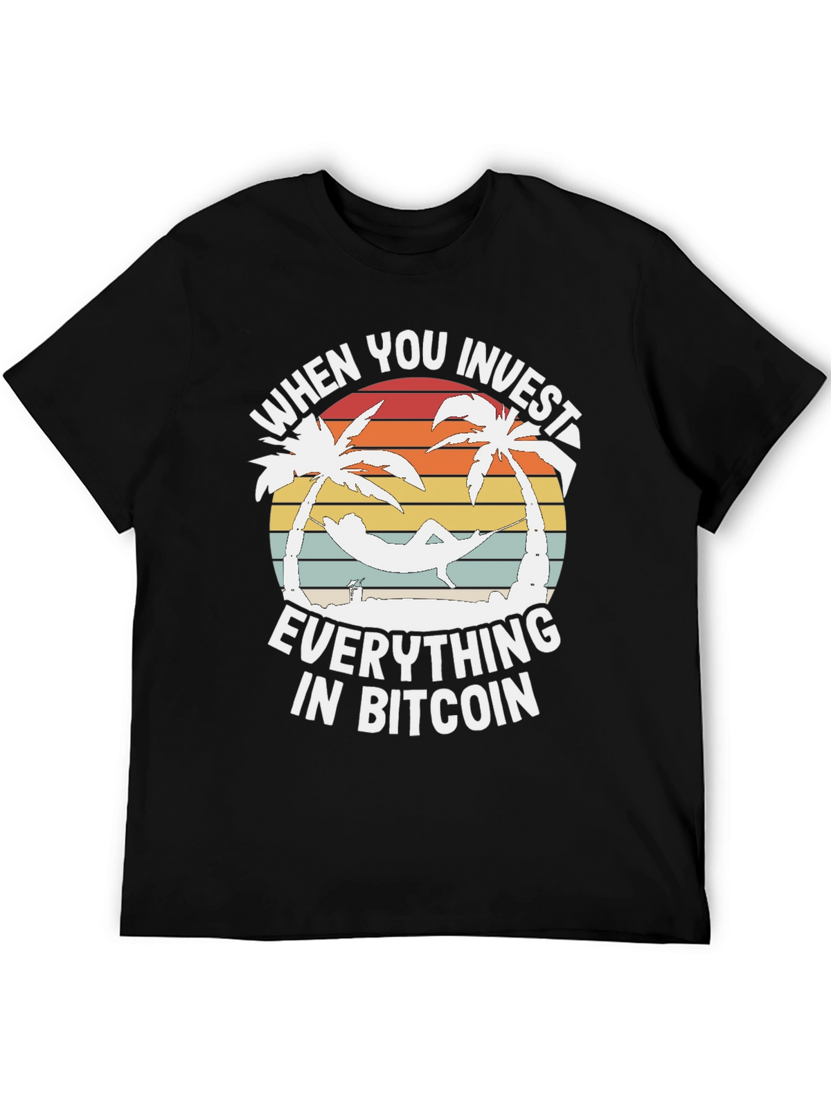 Bitcoin Investment Graphic Tee - Relax and Invest!