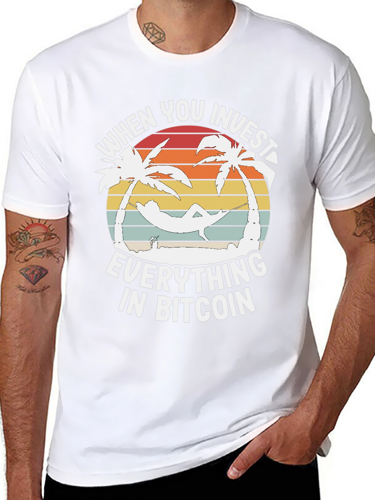 Bitcoin Investment Graphic Tee - Relax and Invest!