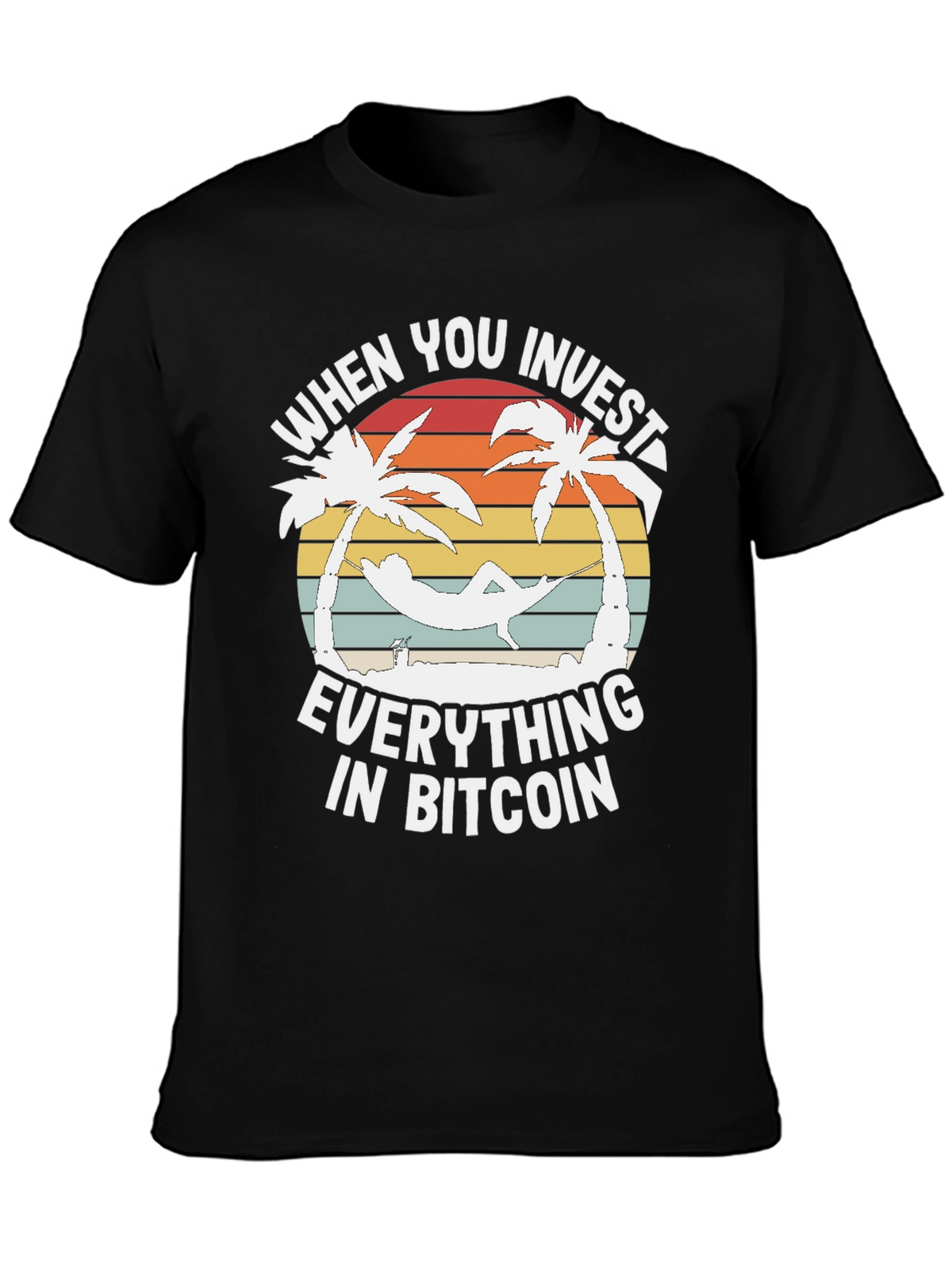 Bitcoin Investment Graphic Tee - Relax and Invest!