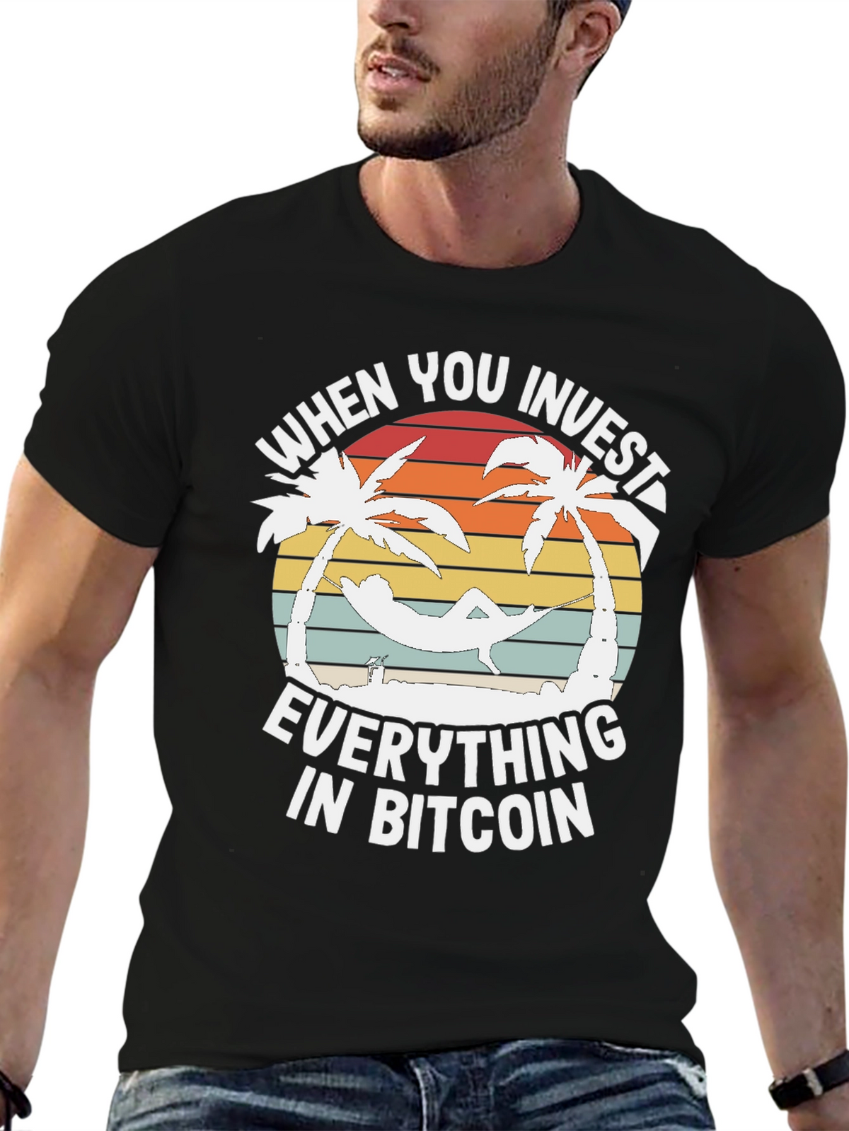 Bitcoin Investment Graphic Tee - Relax and Invest!