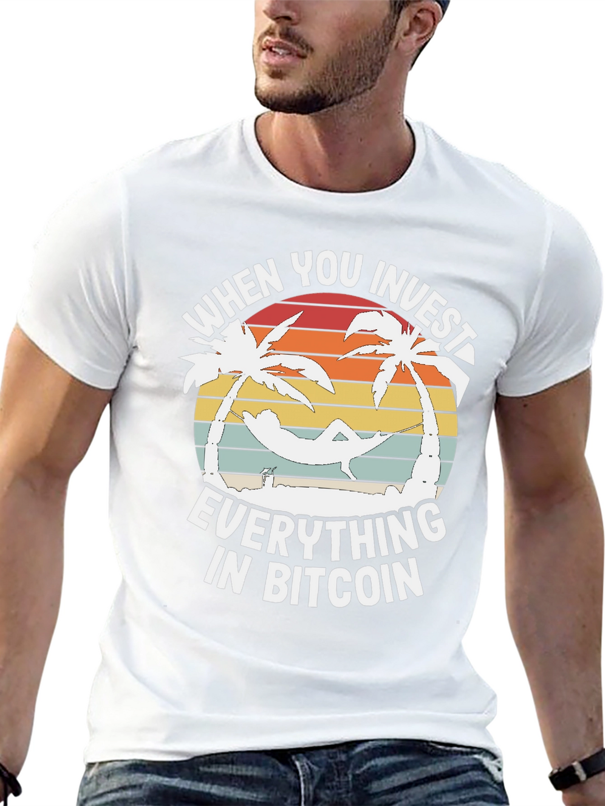 Bitcoin Investment Graphic Tee - Relax and Invest!