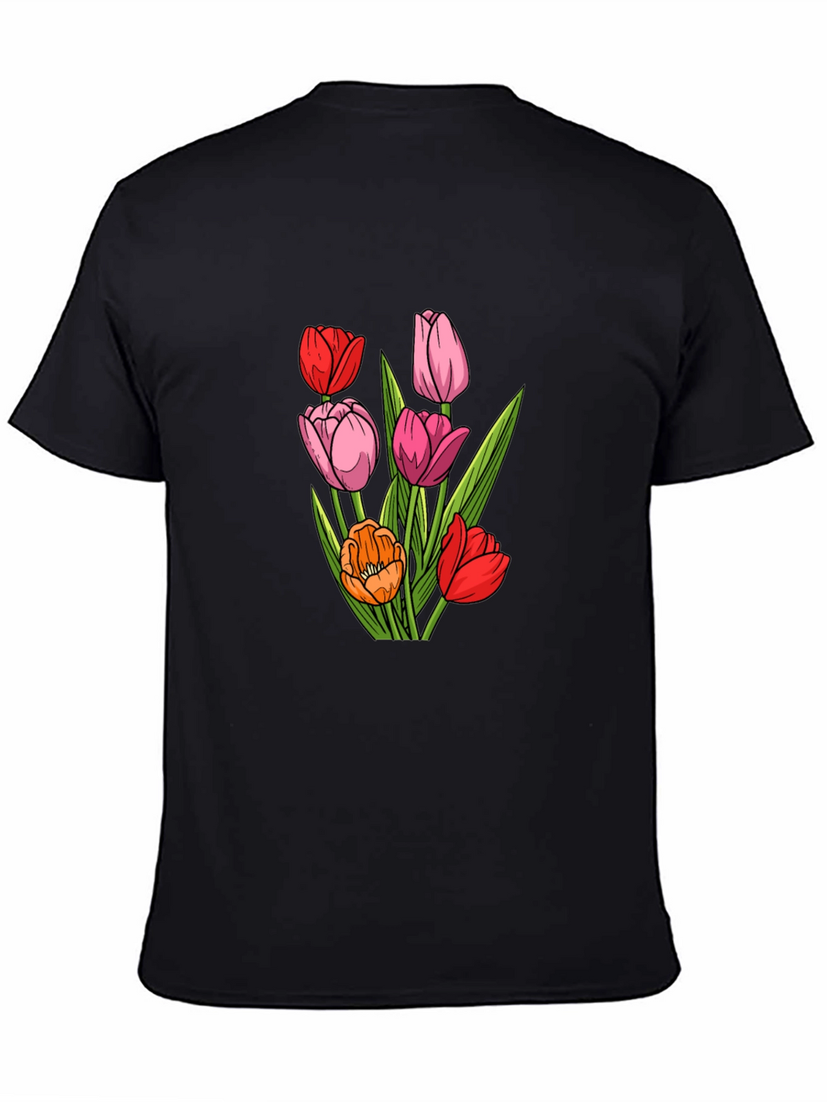 Floral Tulip Graphic T-Shirt