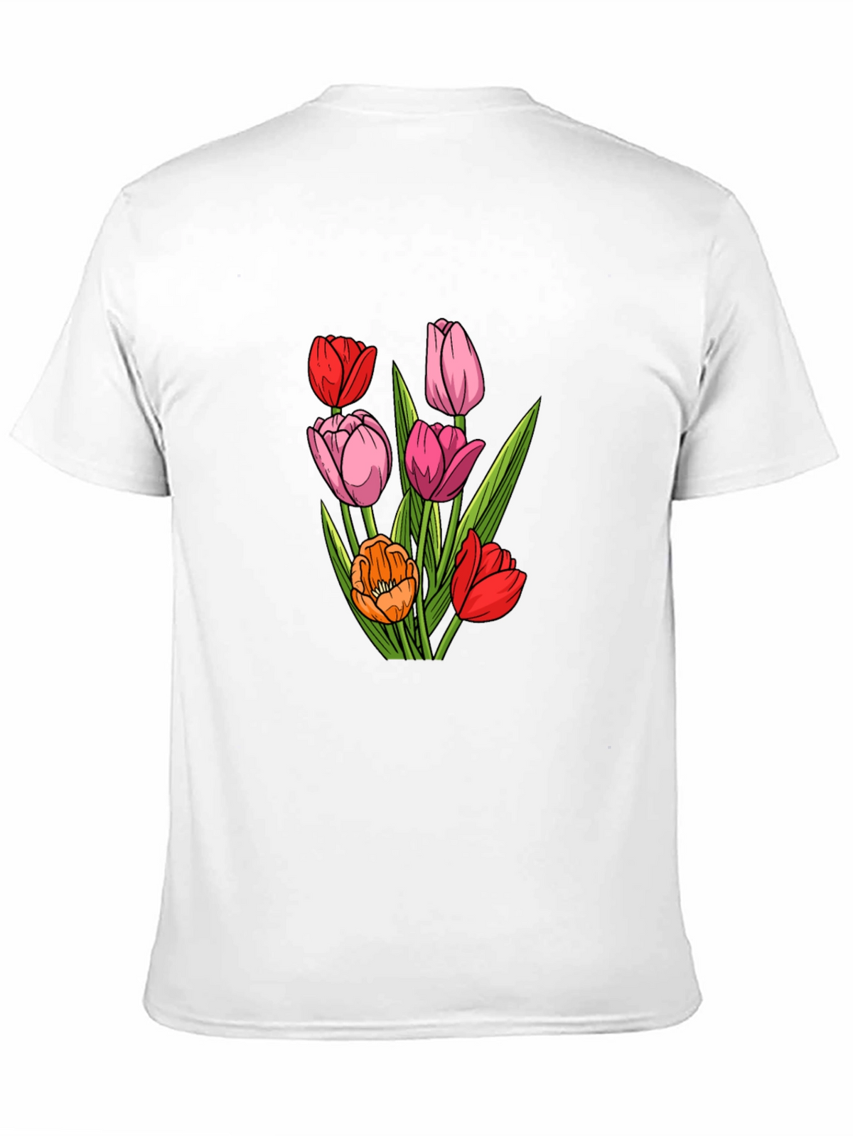 Floral Tulip Graphic T-Shirt