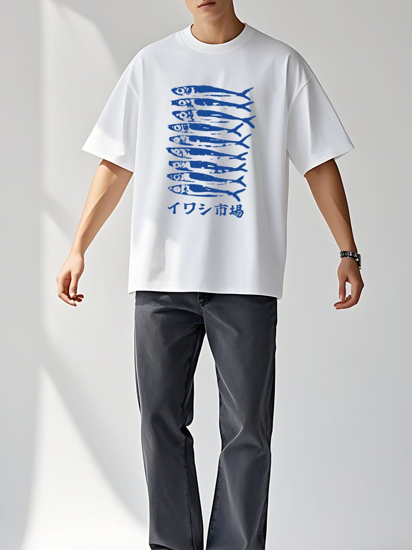 T-shirt Tokyo-tiger-sardine-market-washed-t-shirt