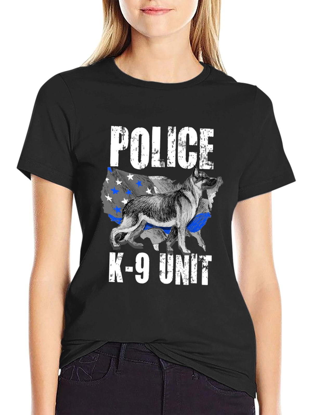 Police K-9 Unit Dog Graphic Tee