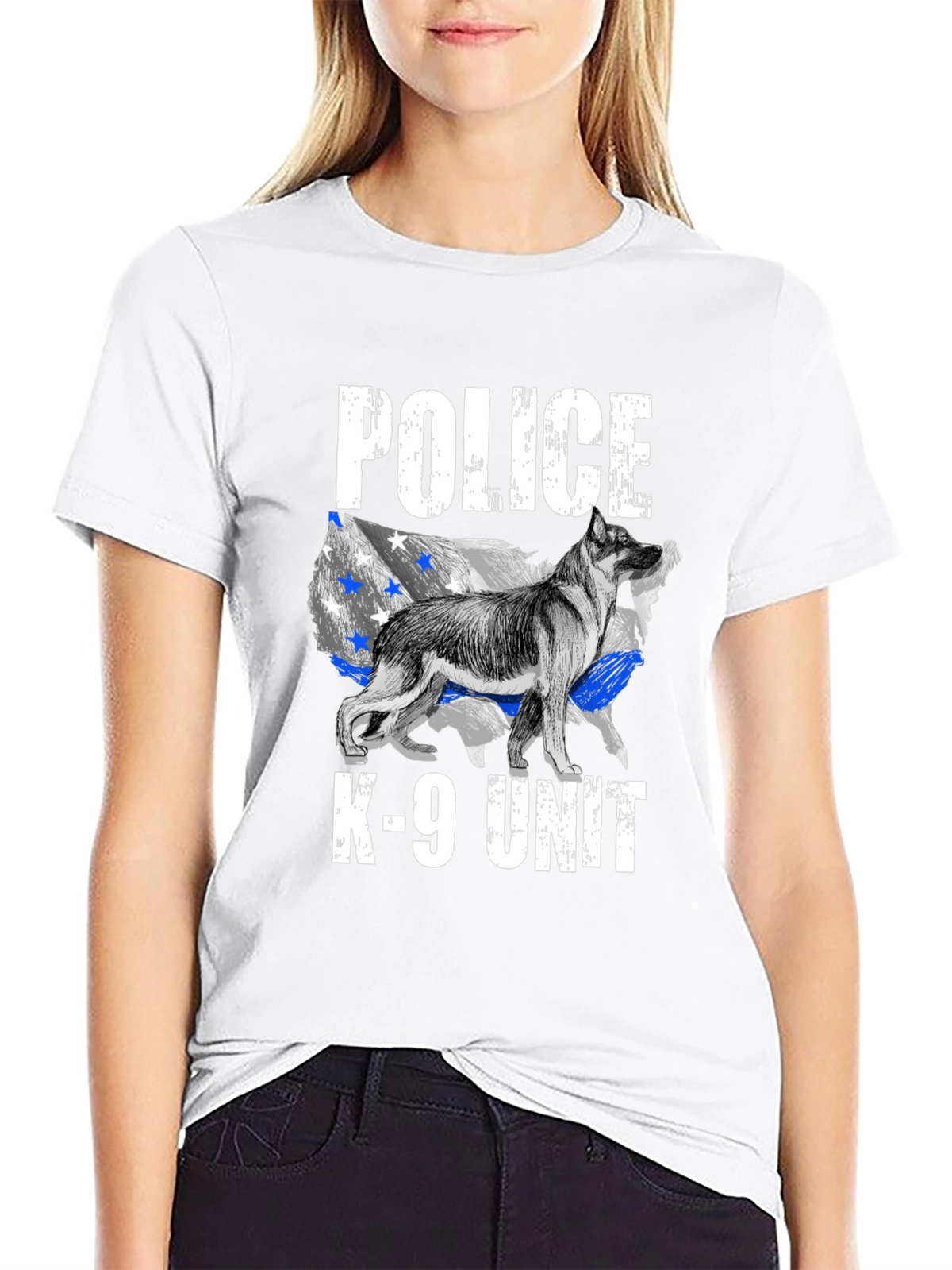 Police K-9 Unit Dog Graphic Tee