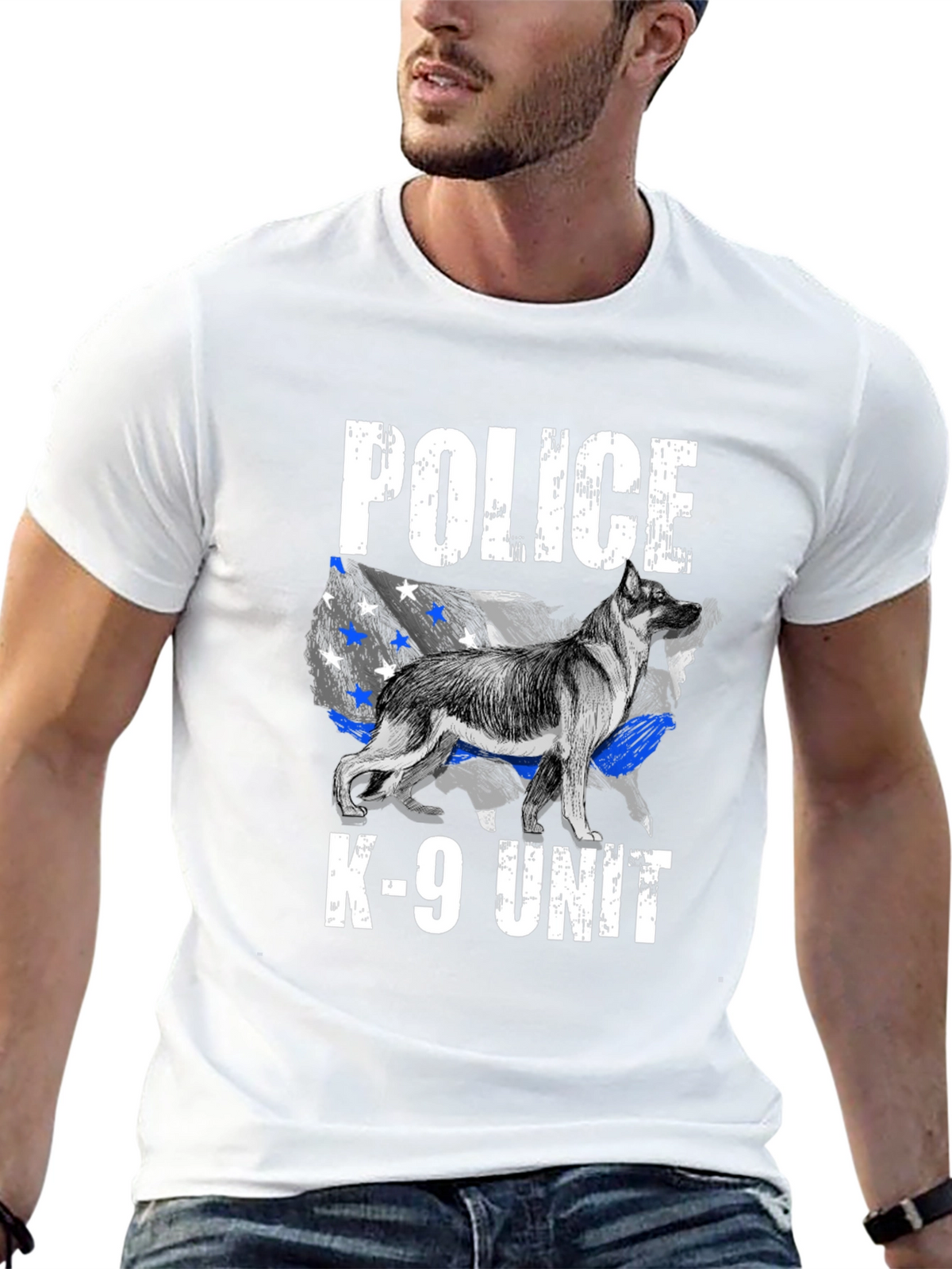 Police K-9 Unit Dog Graphic Tee