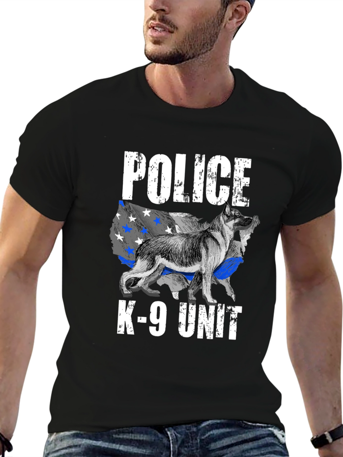 Police K-9 Unit Dog Graphic Tee