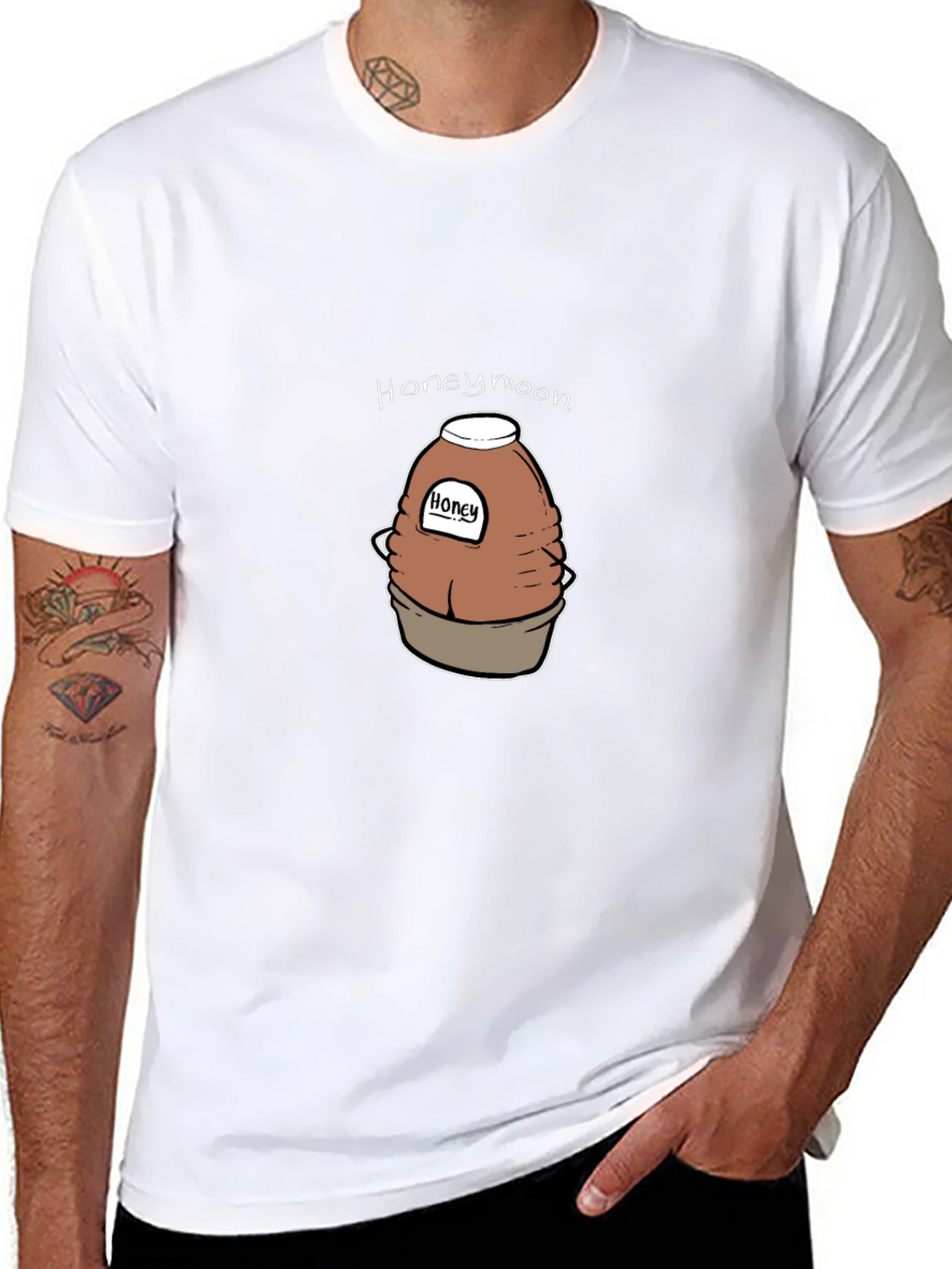 Honeymoon Honey Jar T-Shirt - Black