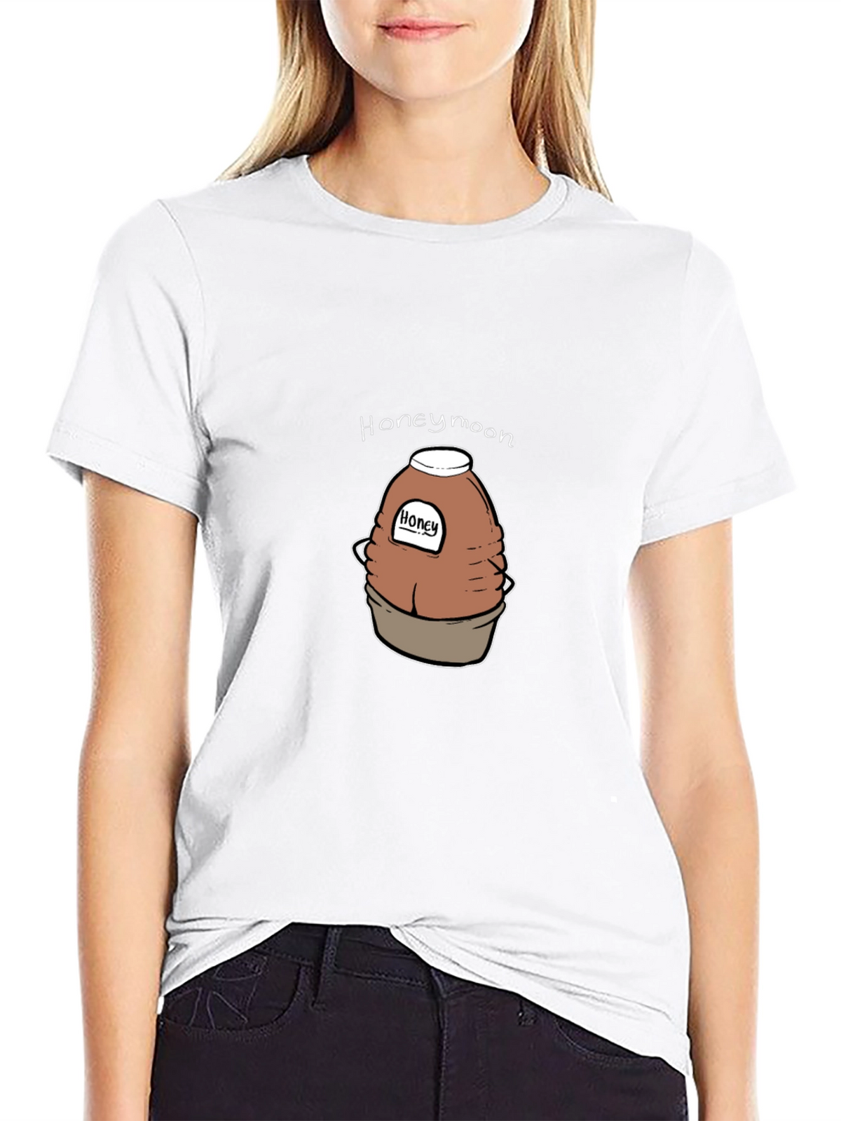 Honeymoon Honey Jar T-Shirt - Black