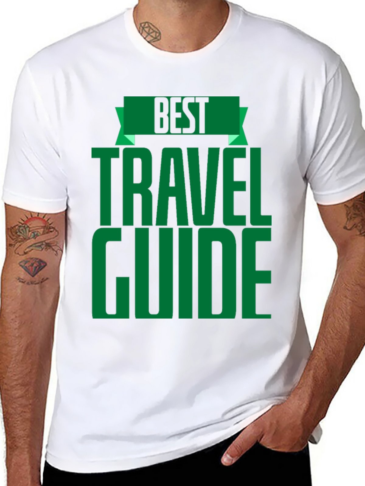 Best Travel Guide T-Shirt - Novelty Graphic Tee