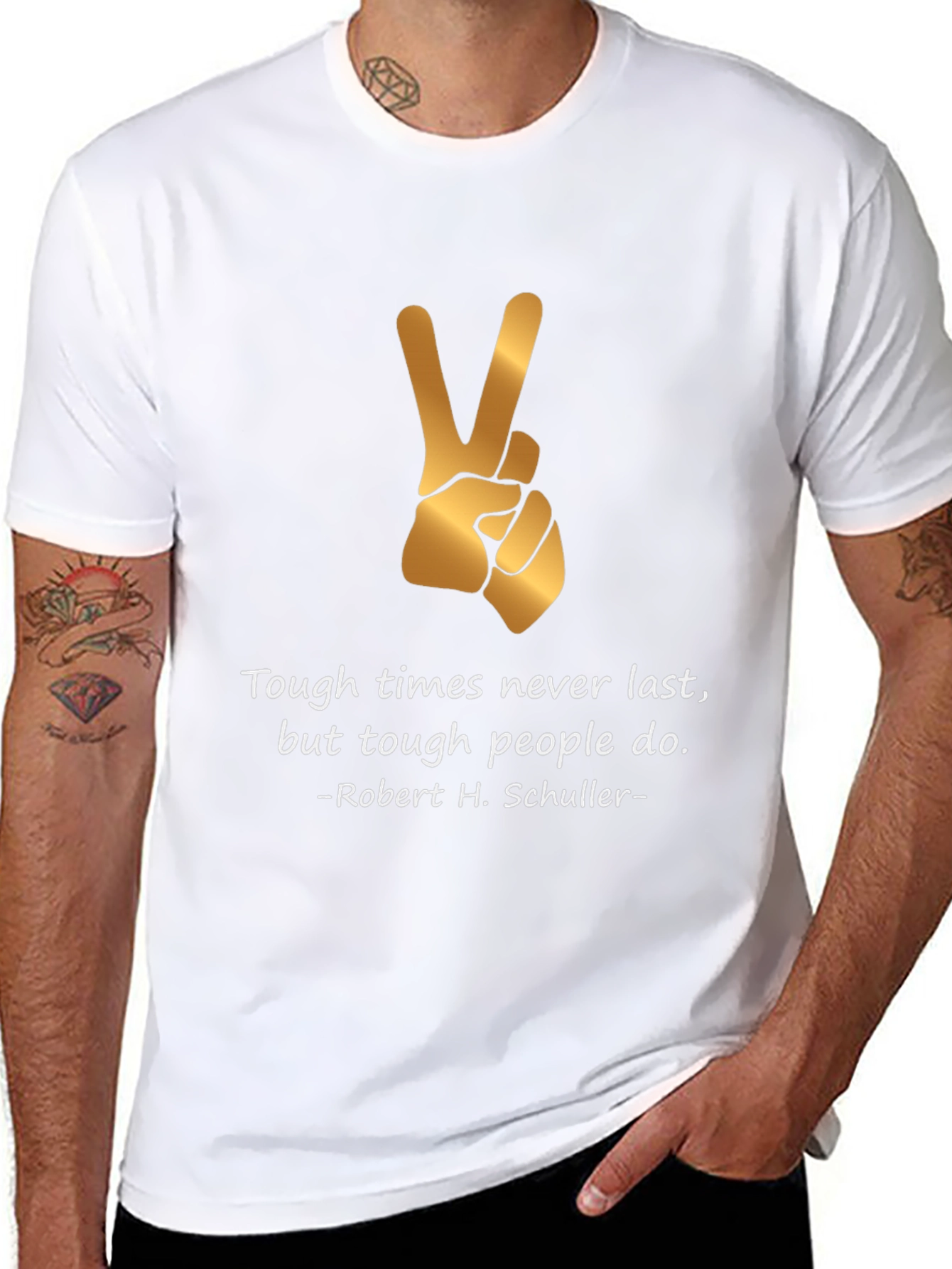 Tough Times Peace Sign T-Shirt