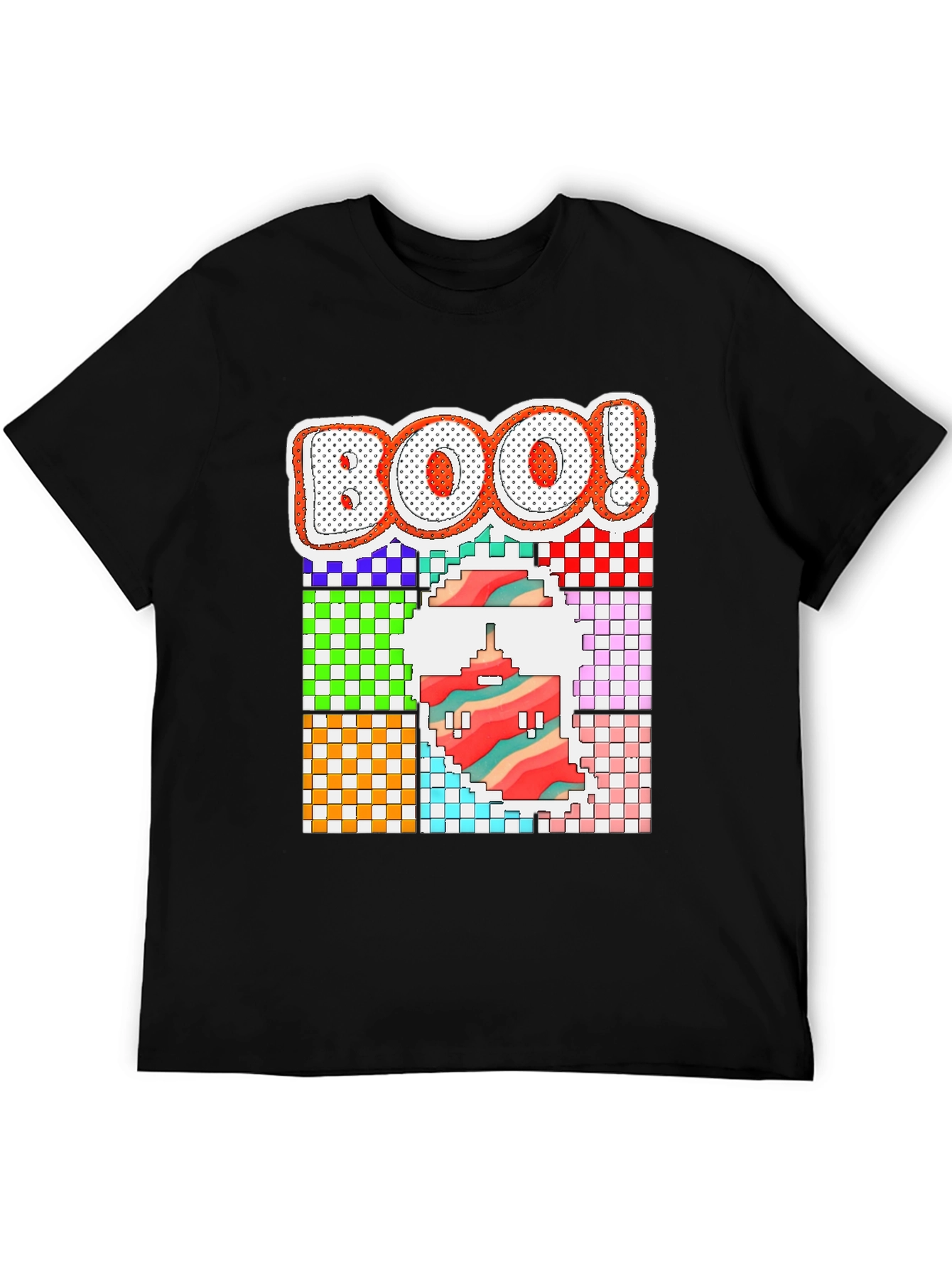 Pixelated Boo! Halloween T-Shirt