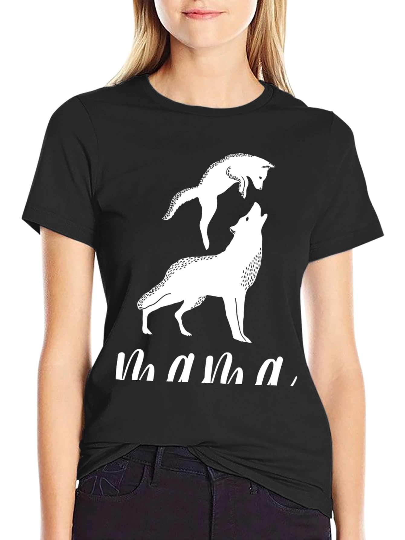 Wolf Mama Graphic T-Shirt