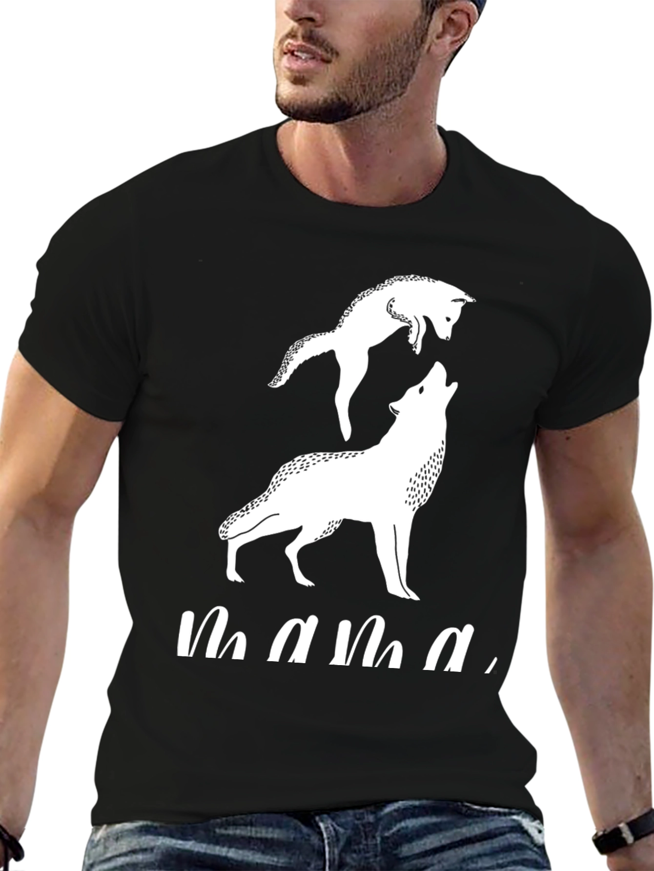 Wolf Mama Graphic T-Shirt