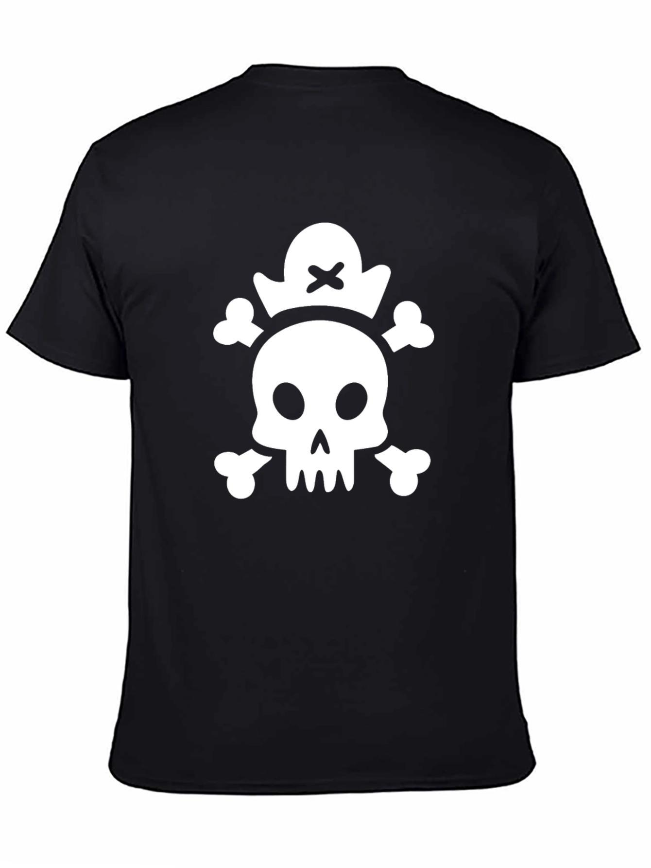 Skull & Crossbones Graphic Black T-Shirt