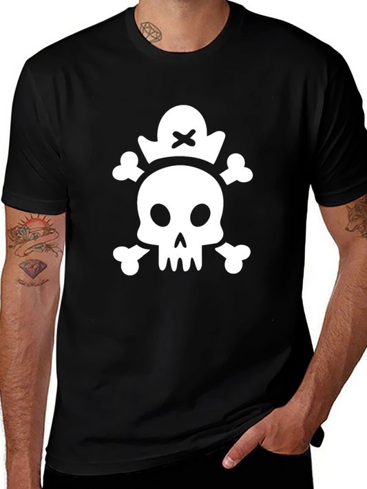 Skull & Crossbones Graphic Black T-Shirt