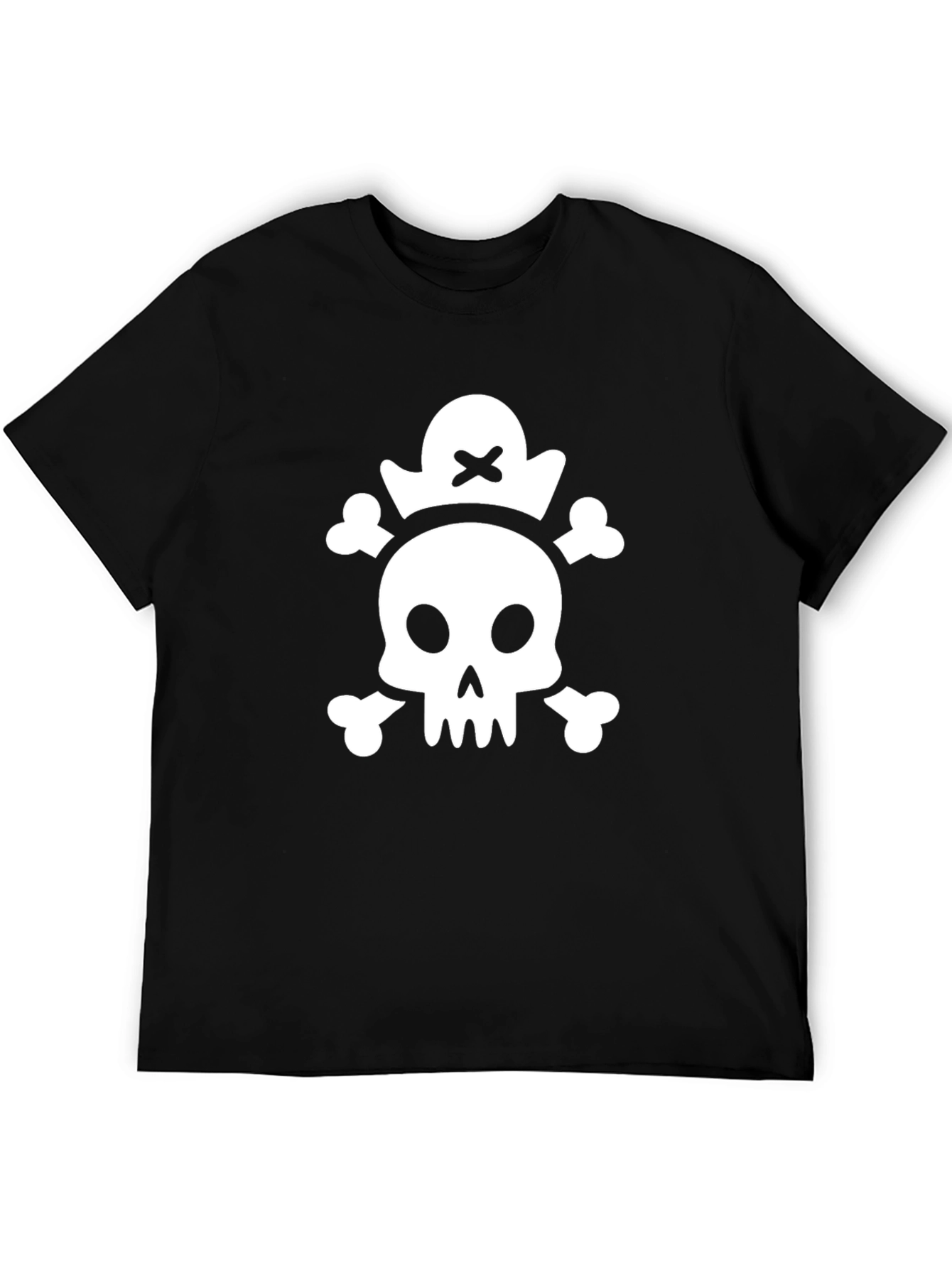 Skull & Crossbones Graphic Black T-Shirt