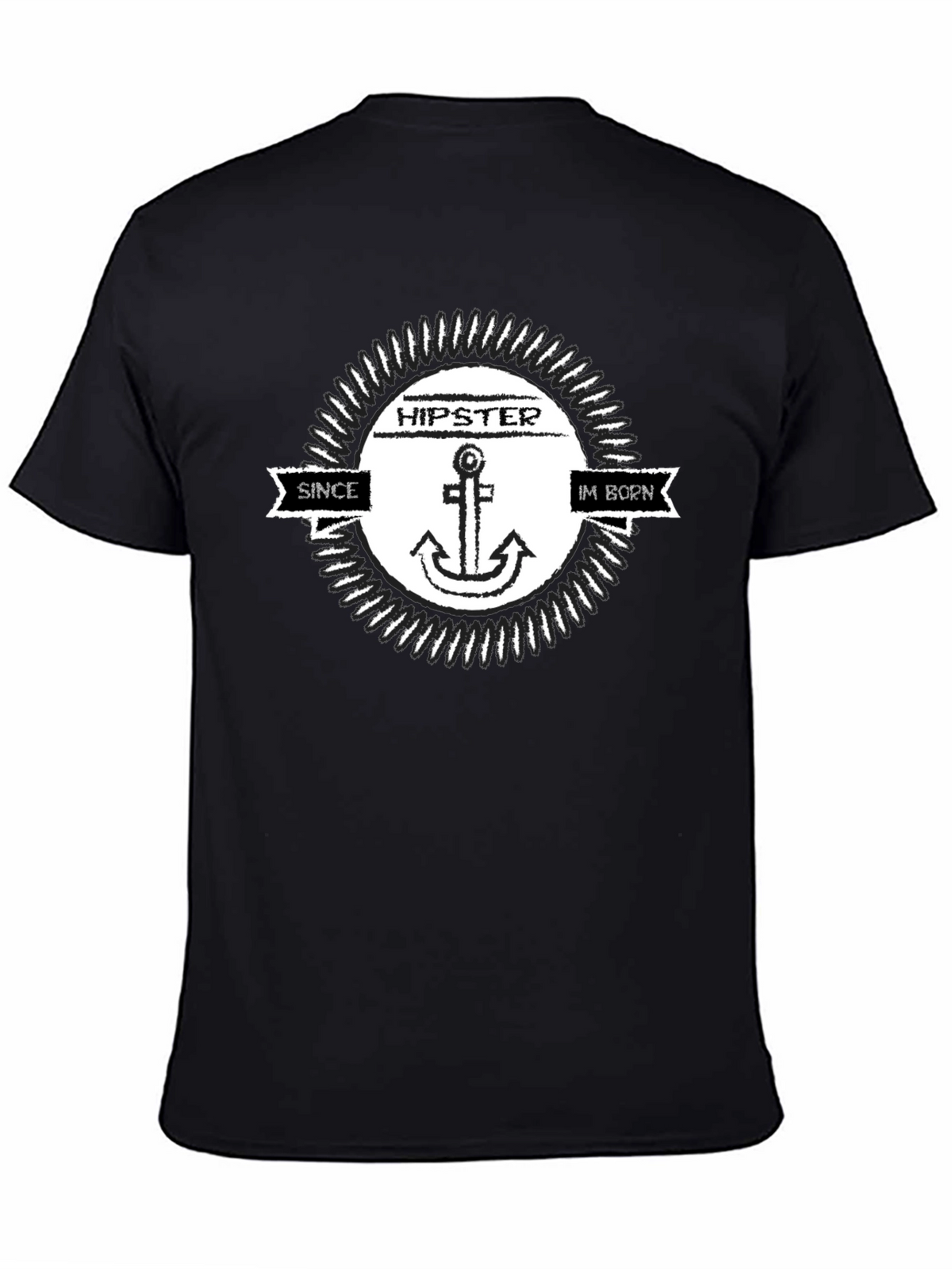Hipster Anchor T-Shirt - Since Im Born