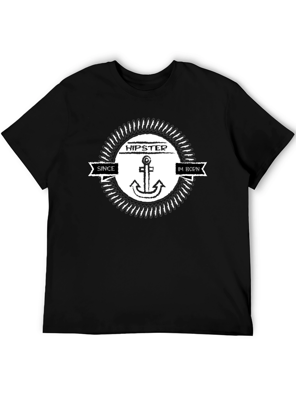 Hipster Anchor T-Shirt - Since Im Born