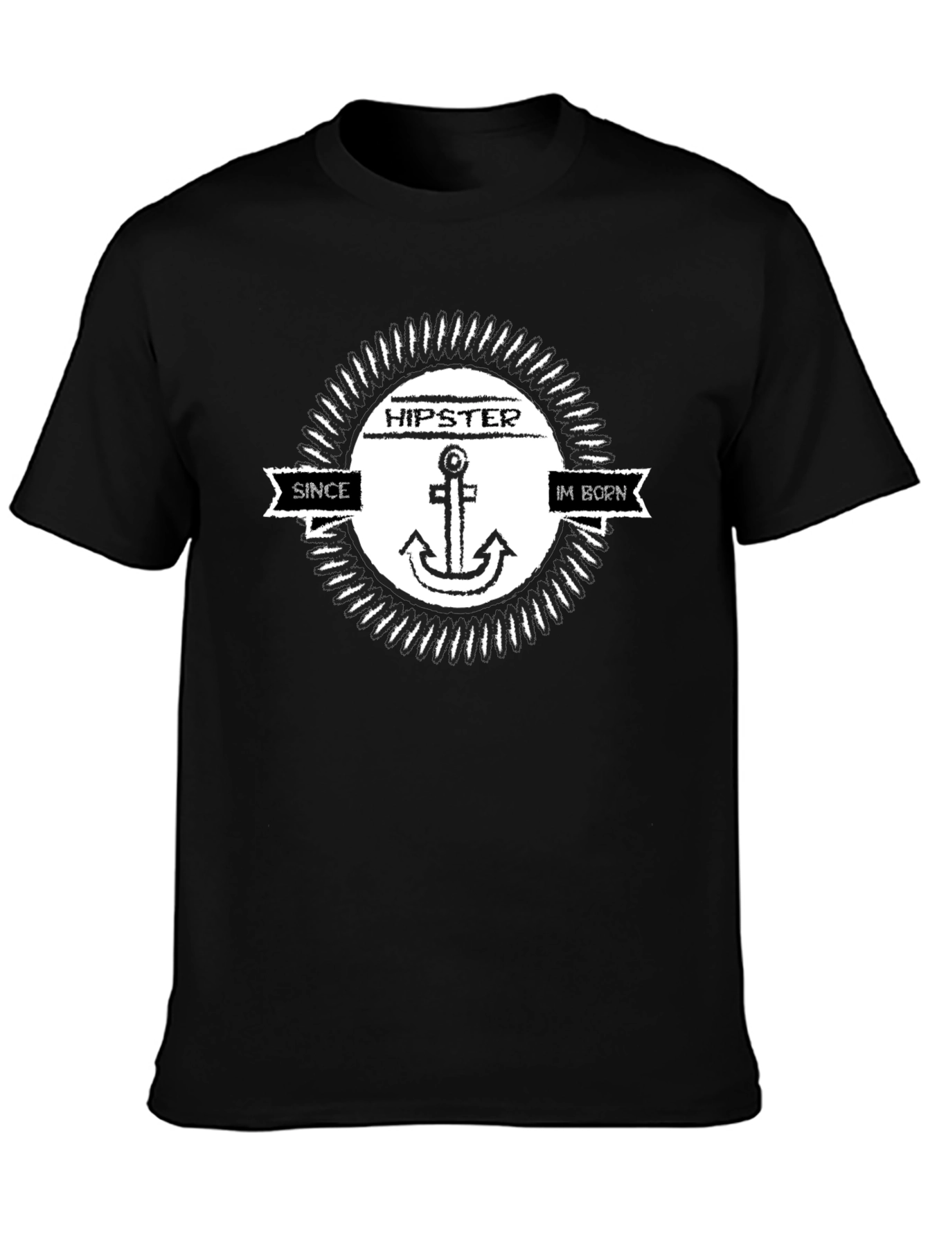 Hipster Anchor T-Shirt - Since Im Born