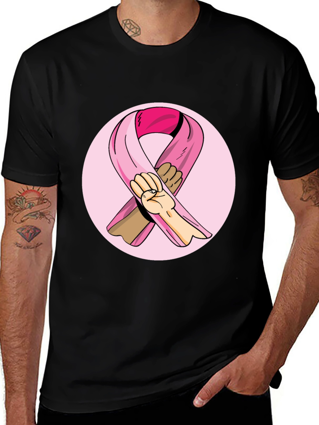 Breast Cancer Awareness Ribbon T-Shirt
