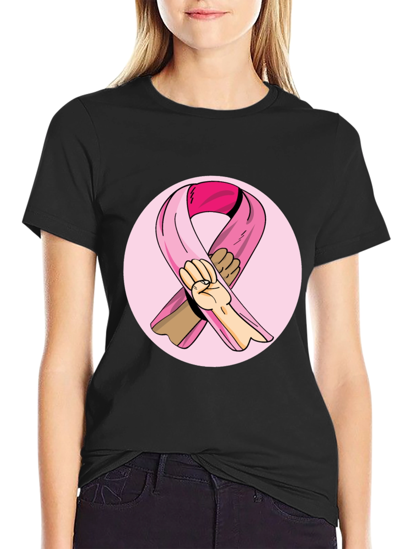 Breast Cancer Awareness Ribbon T-Shirt
