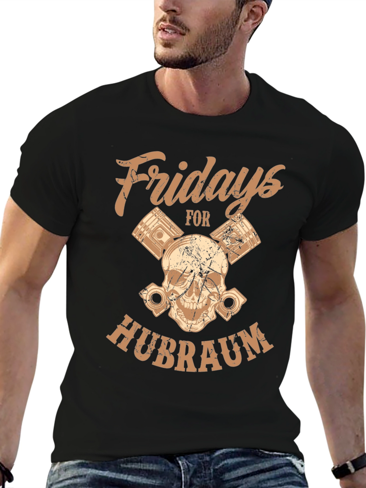 Fridays for Hubraum Graphic Tee - Black
