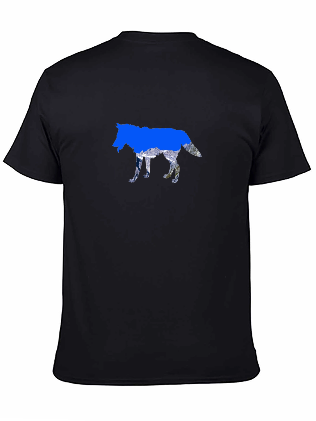 Wolf Silhouette Graphic Tee - Nature Inspired Design
