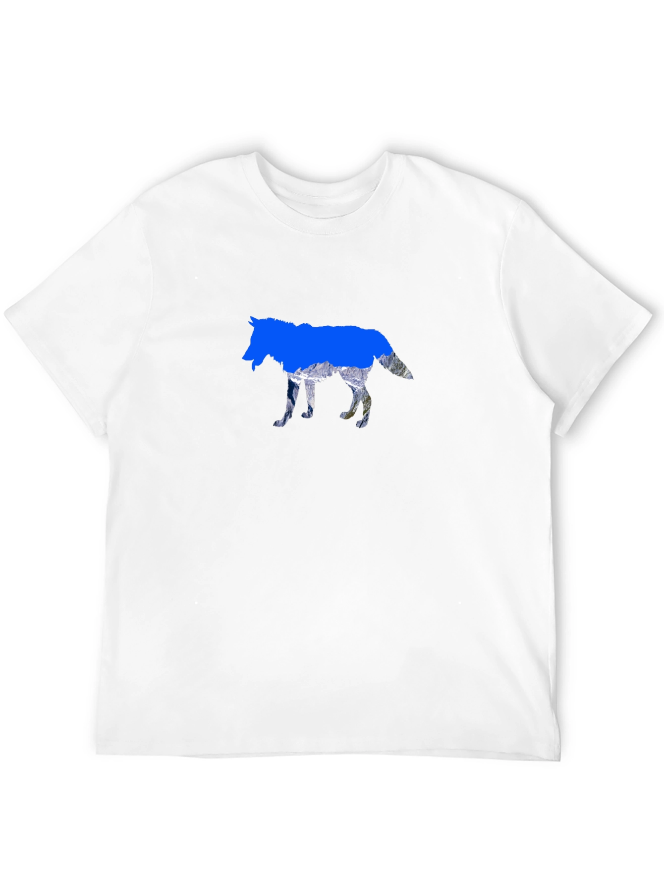 Wolf Silhouette Graphic Tee - Nature Inspired Design