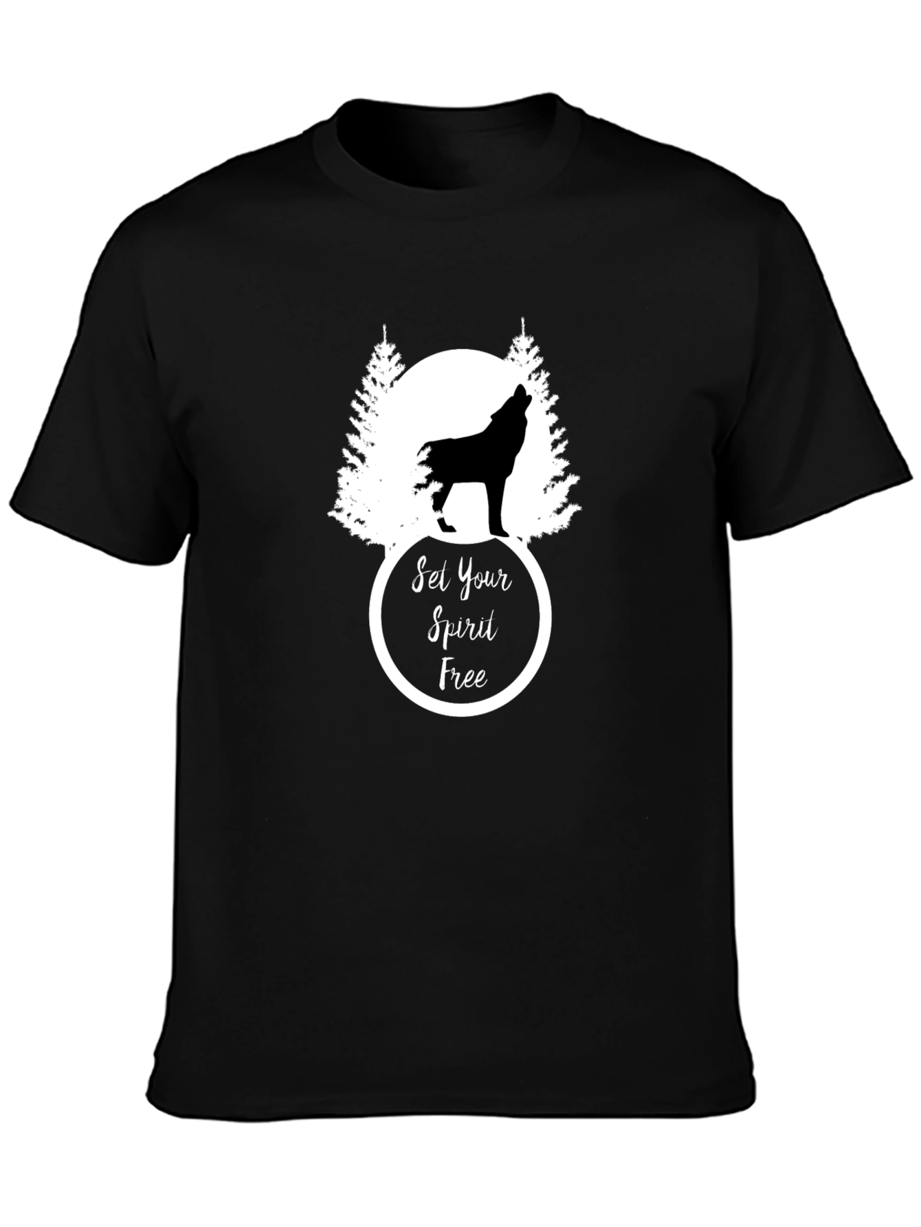Set Your Spirit Free Wolf T-Shirt